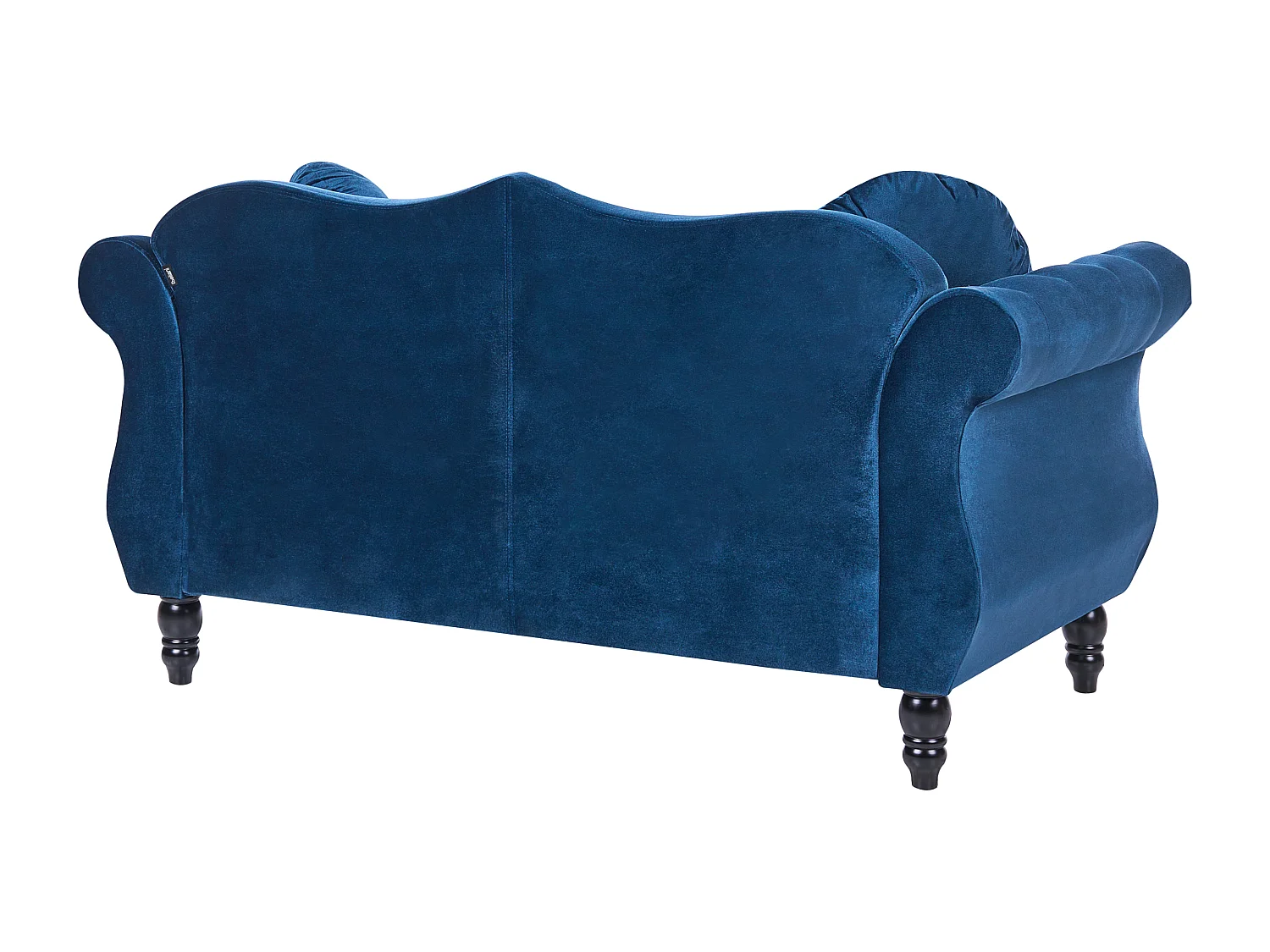 Bank SKIEN Fluweel Marineblauw 2-zitter