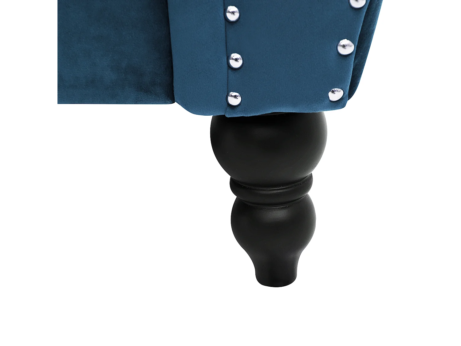 Bank SKIEN Fluweel Marineblauw 2-zitter