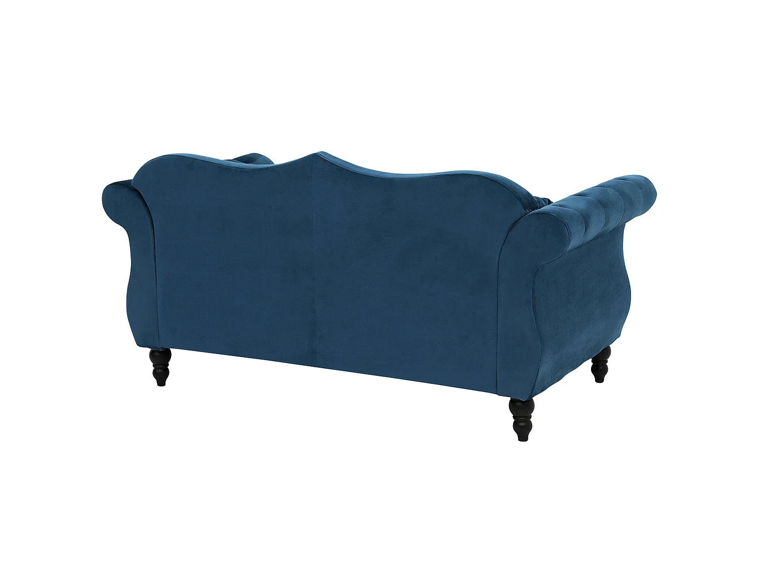 Canapé SKIEN Velours Bleu marine 2 places