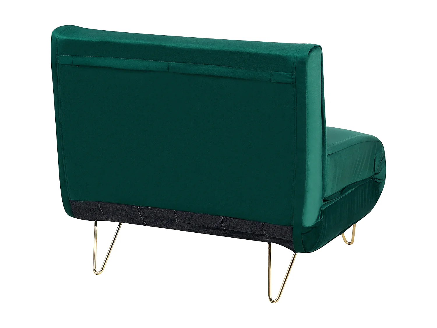 Divano letto singolo VESTFOLD Velluto Verde scuro