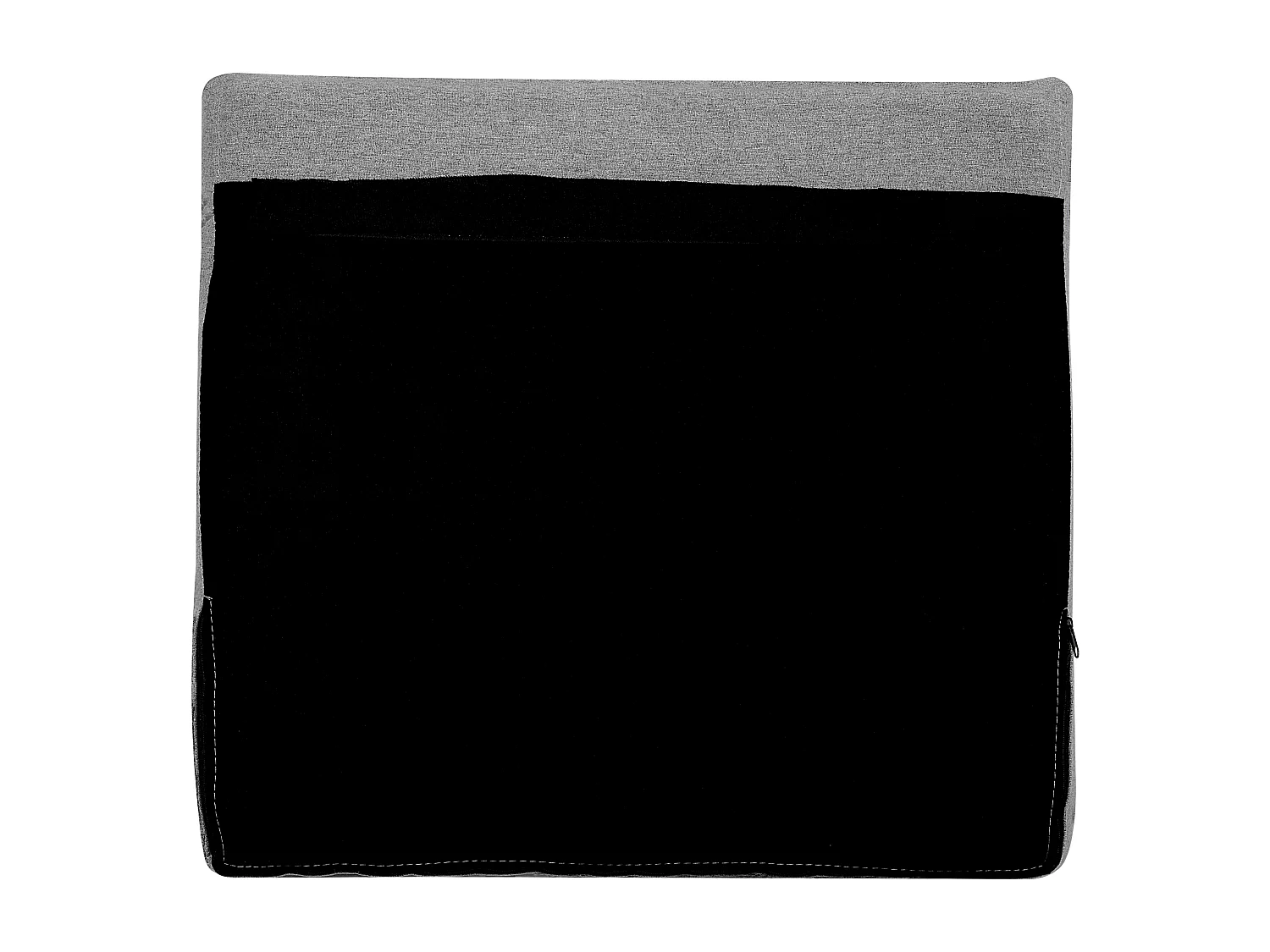 Canapé 2 places VISSLAND Tissu Gris clair