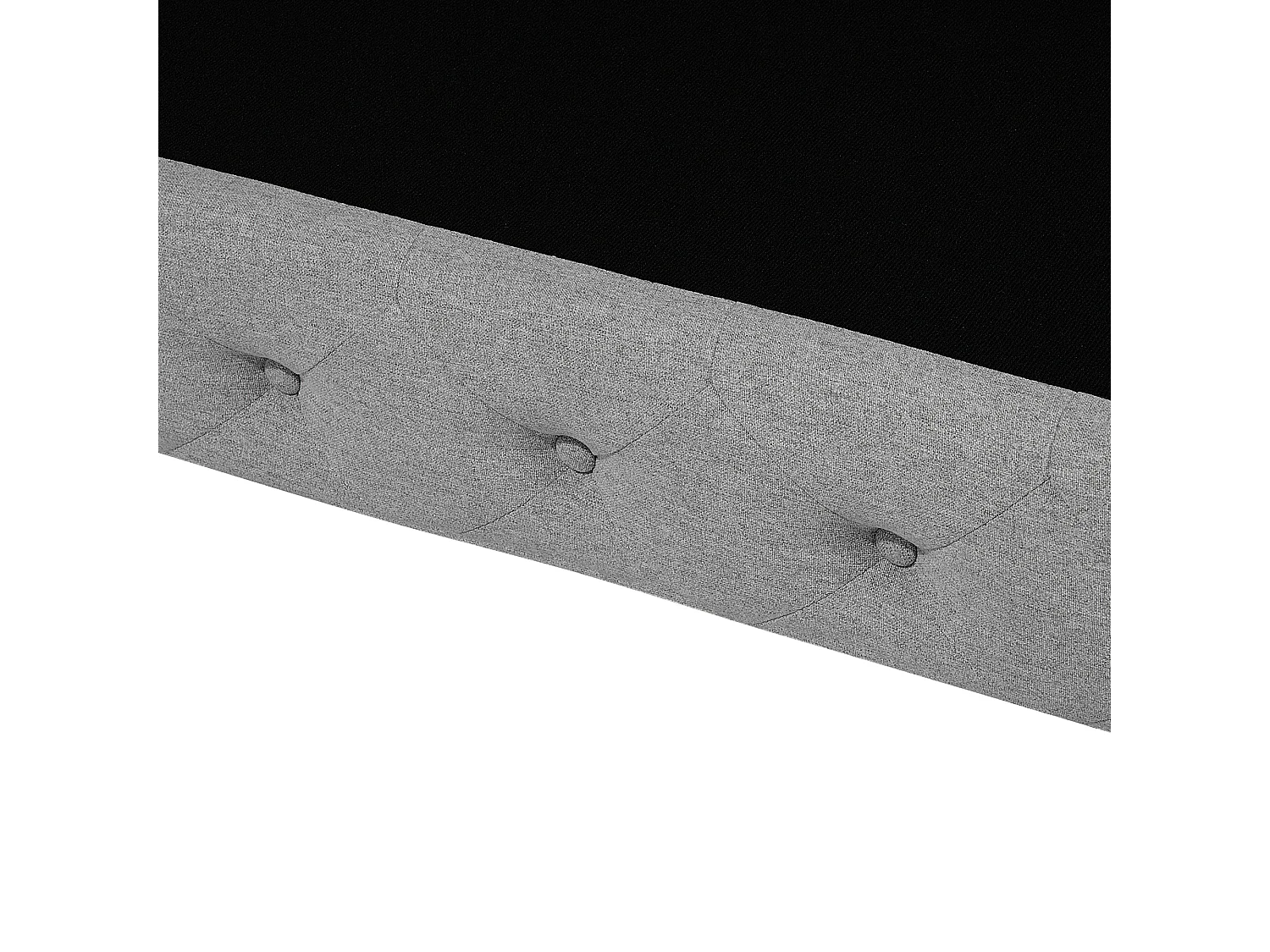 Sofa VISSLAND Stoff Hellgrau 2-Sitzer