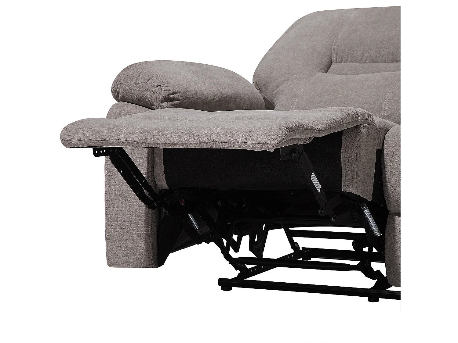 Klassischer 2-Sitzer Sofa Polsterbezug taupe beige verstellbar Bergen