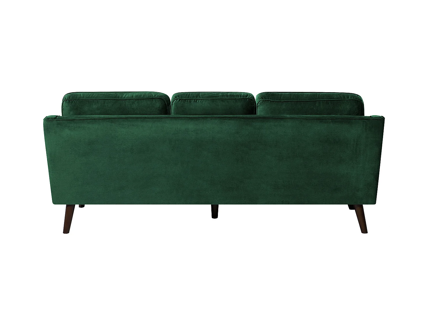 Bank LOKKA Fluweel Smaragdgroen 3-zitter