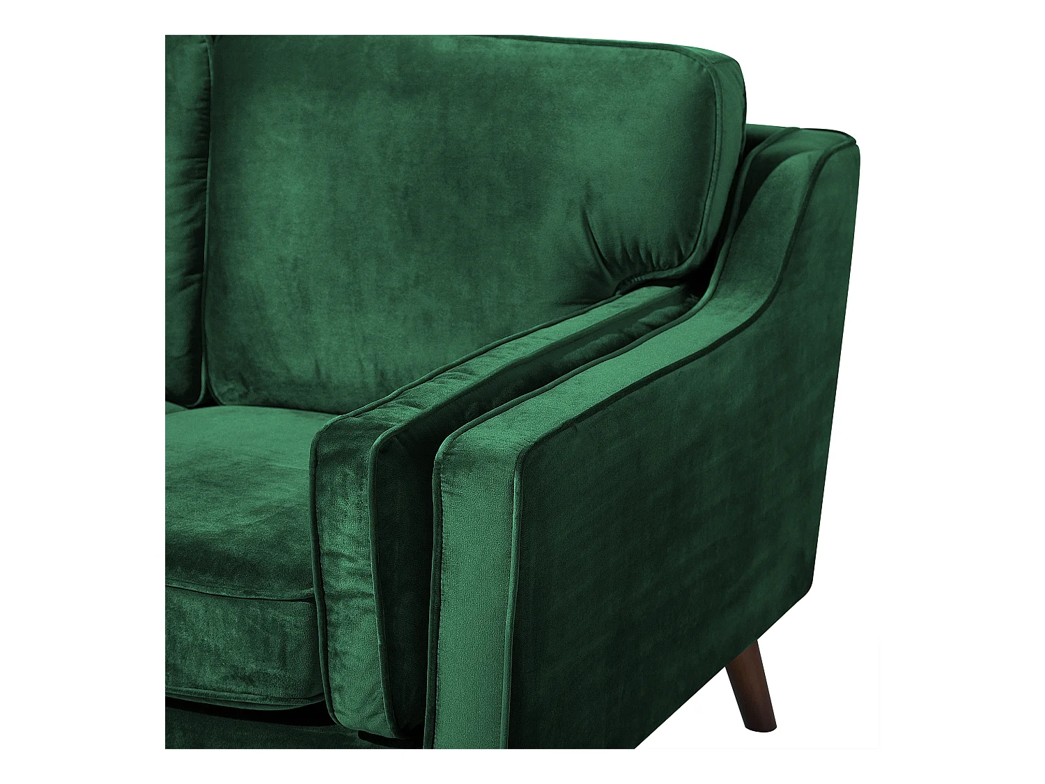 Bank LOKKA Fluweel Smaragdgroen 3-zitter