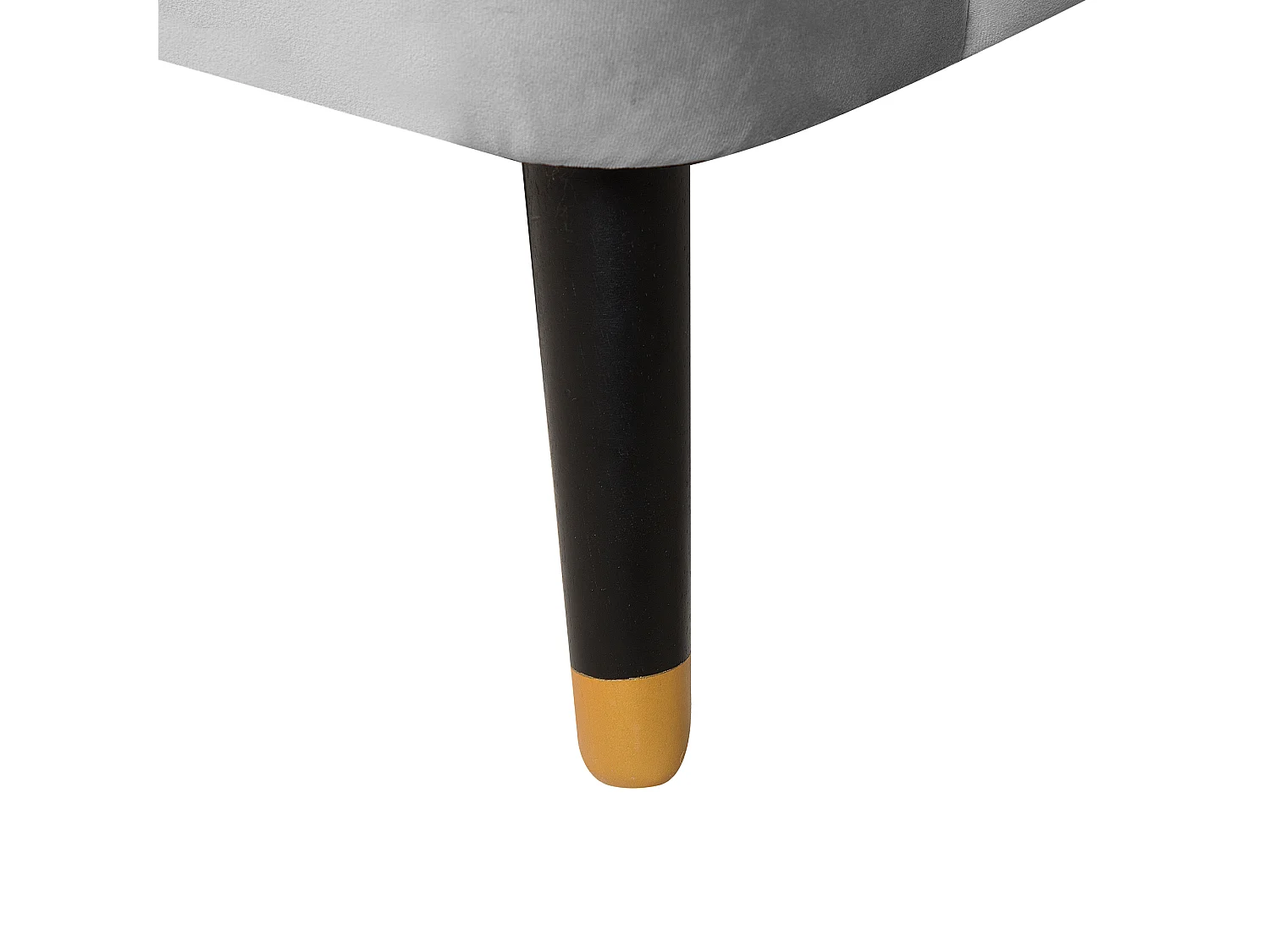 Divano ALSVAG Velluto Grigio chiaro 3 posti