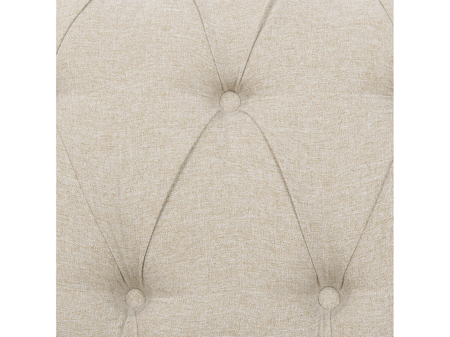 Canapé 3 places CHESTERFIELD Tissu Beige