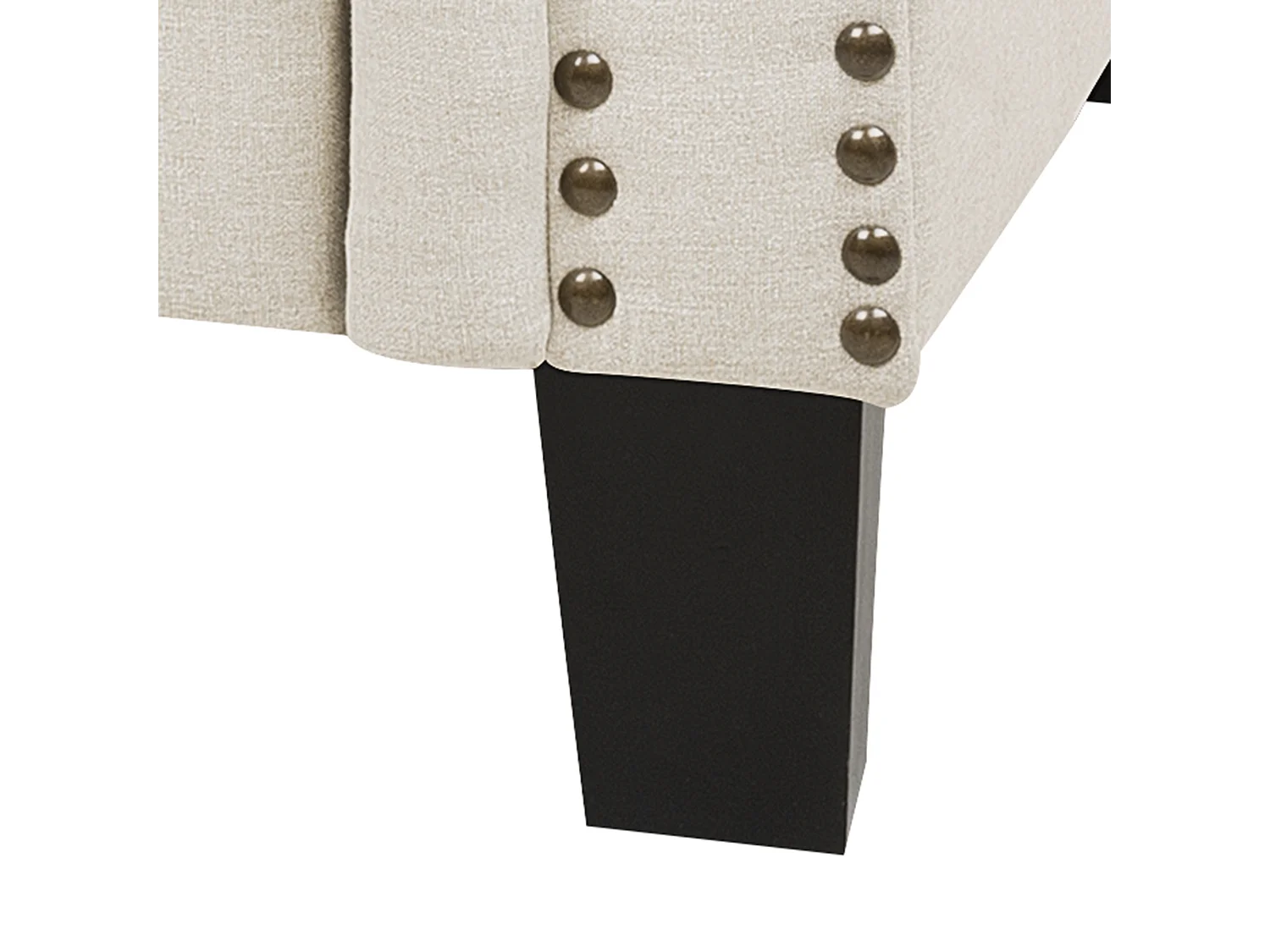 Bank CHESTERFIELD Stof Beige 3-zitter