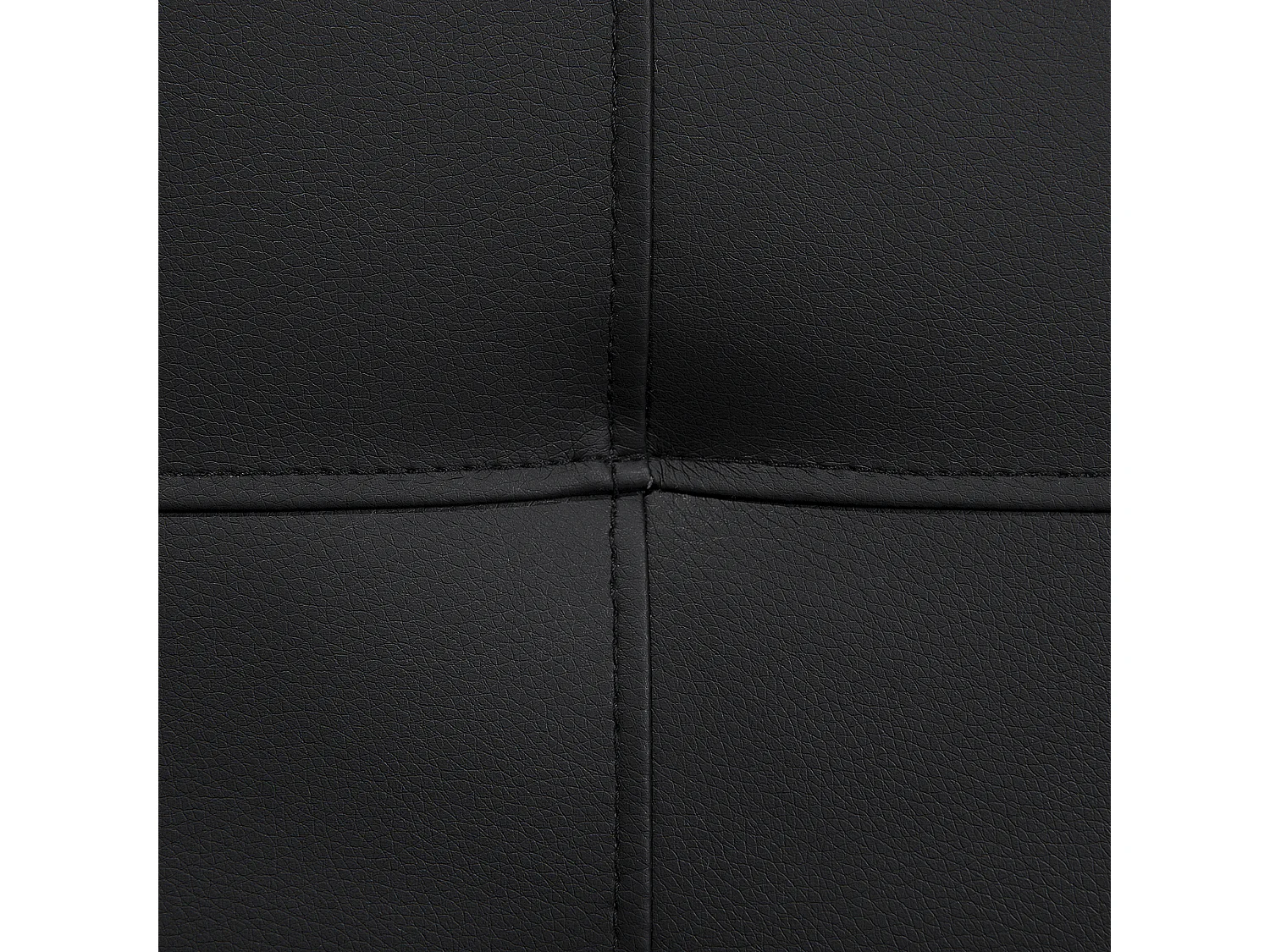 Slaapbank DERBY Kunstleer Zwart 3-zitter