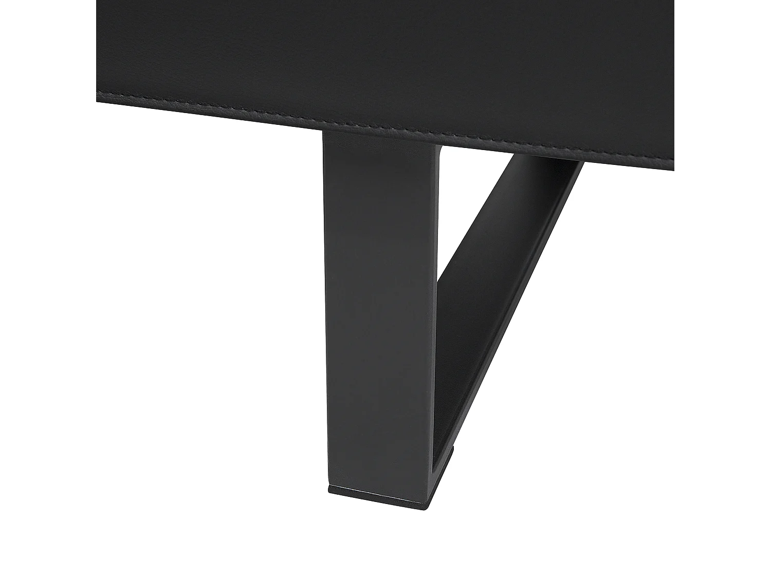 Canapé-lit 3 places DERBY Cuir PU Noir