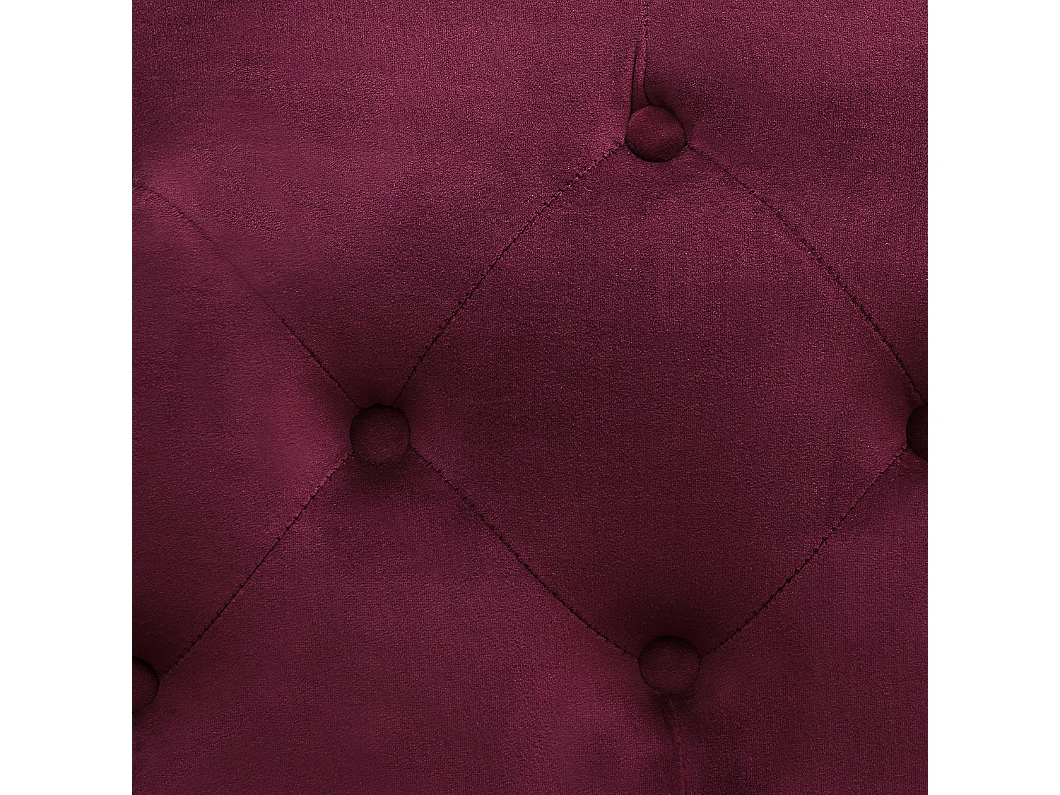 Canapé 2 places SKIEN Velours Rouge foncé