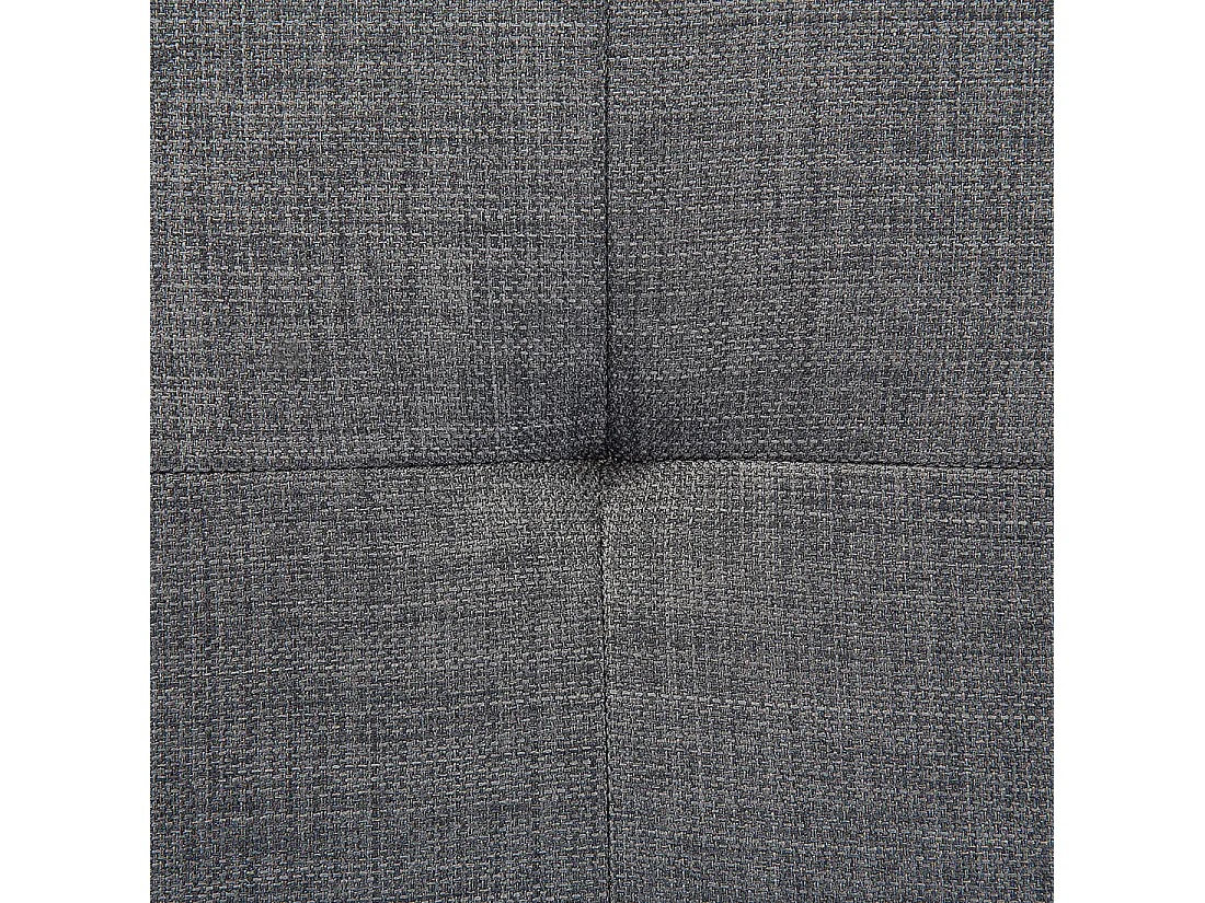 Hoekbank KIRUNA Stof Donkergrijs 4-zitter Rechterzijde