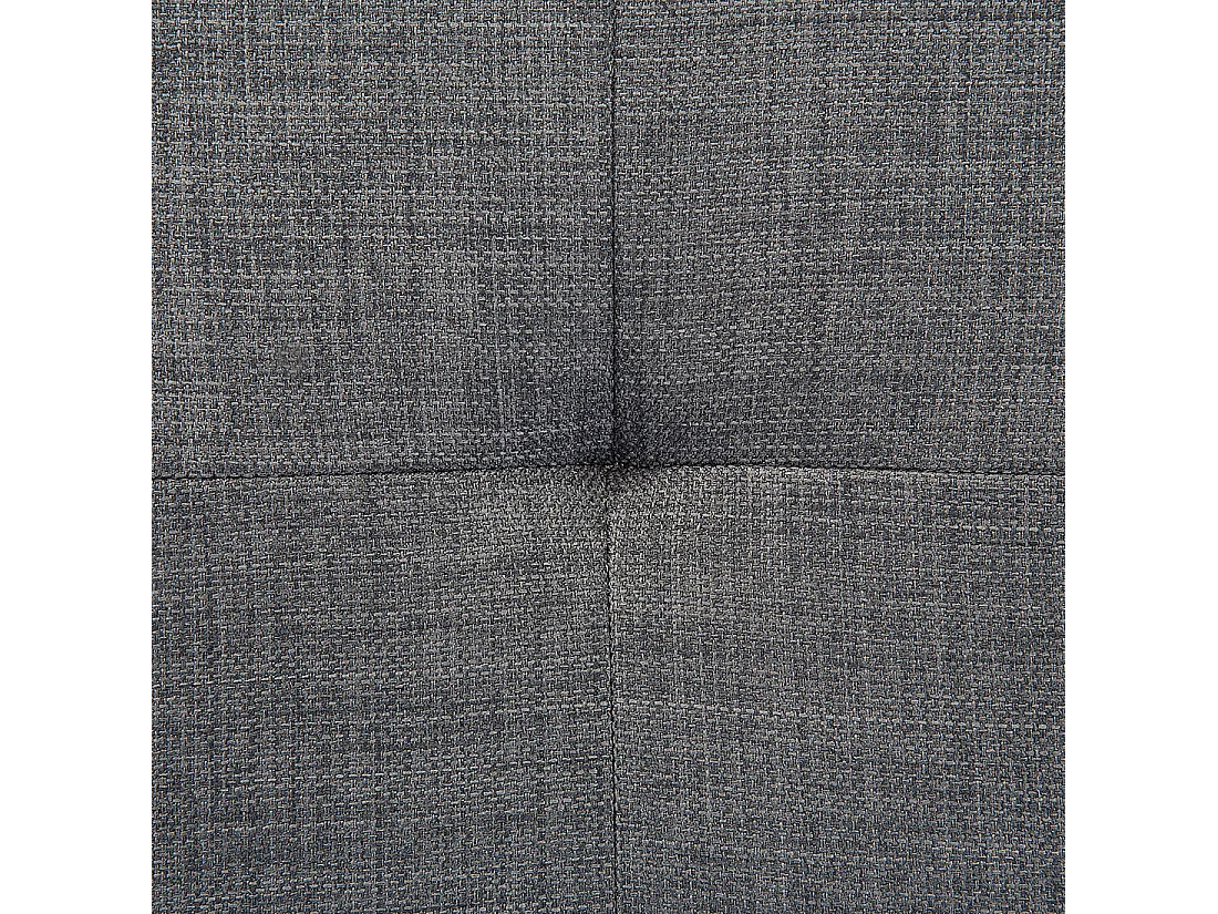 Hoekbank KIRUNA Stof Donkergrijs 4-zitter Rechterzijde