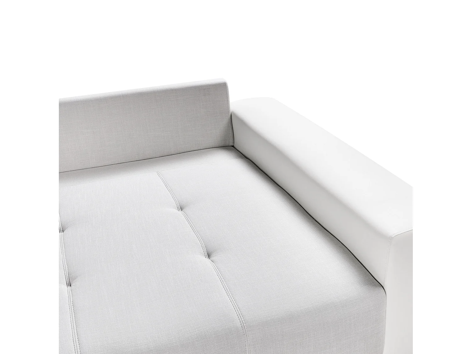 Sofá TORPO Tela Beige claro 4 plazas