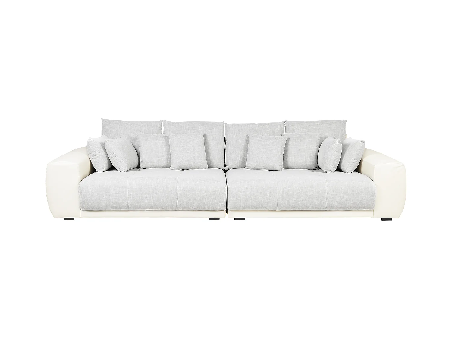 Canapé 4 places TORPO Tissu Beige clair