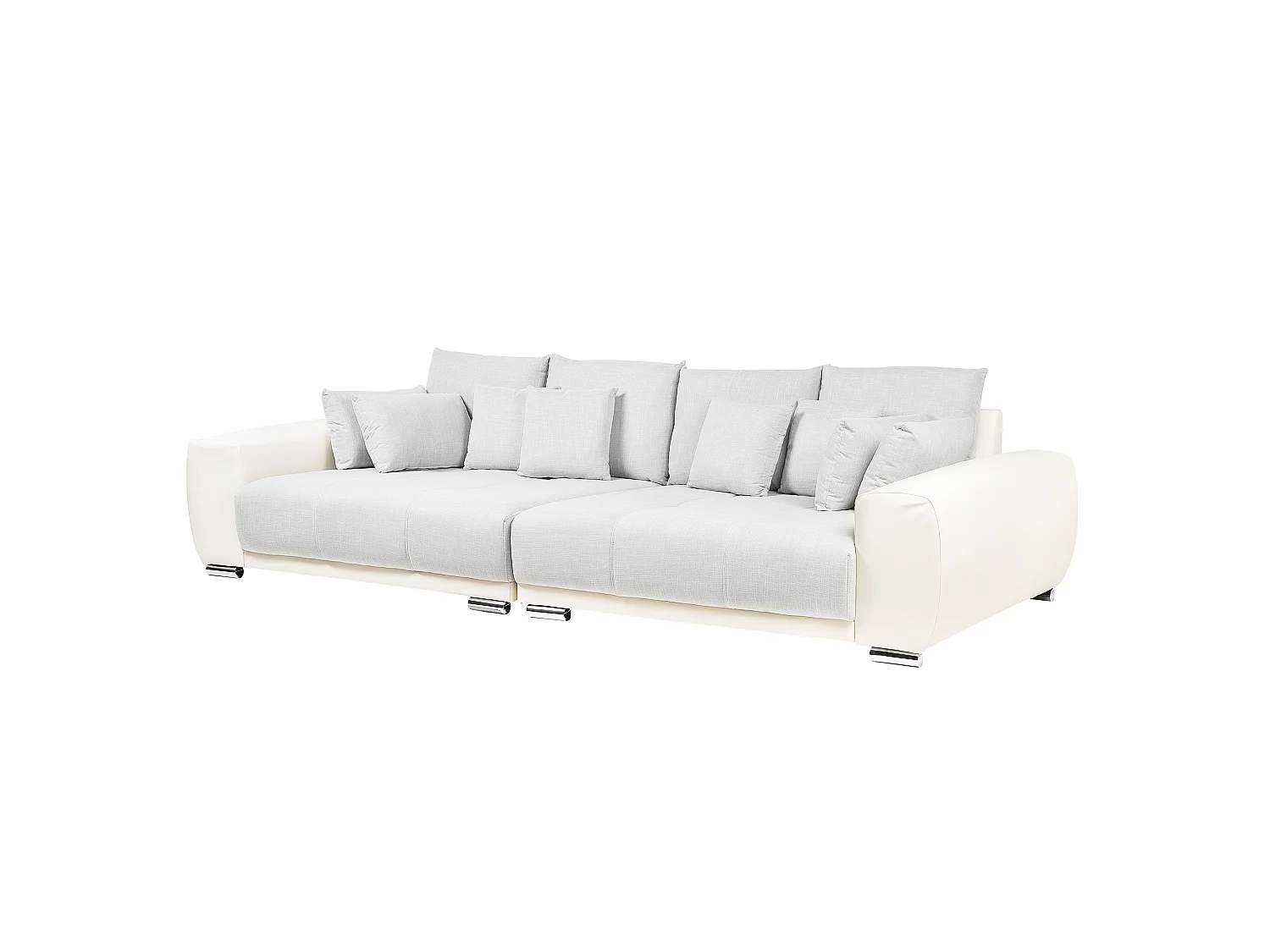 Sofa 4 Seater TORPO Fabric Light Beige