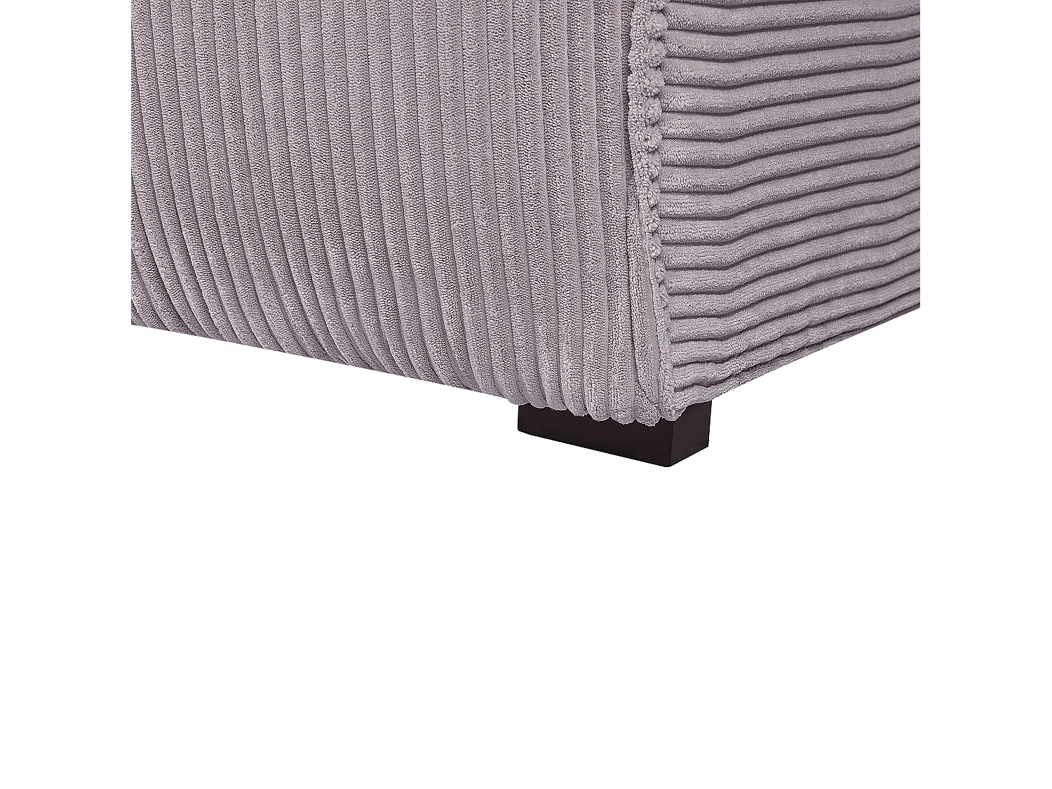 Hoekbank DOLVA Corduroy Grijs 3-zitter Linkerzijde