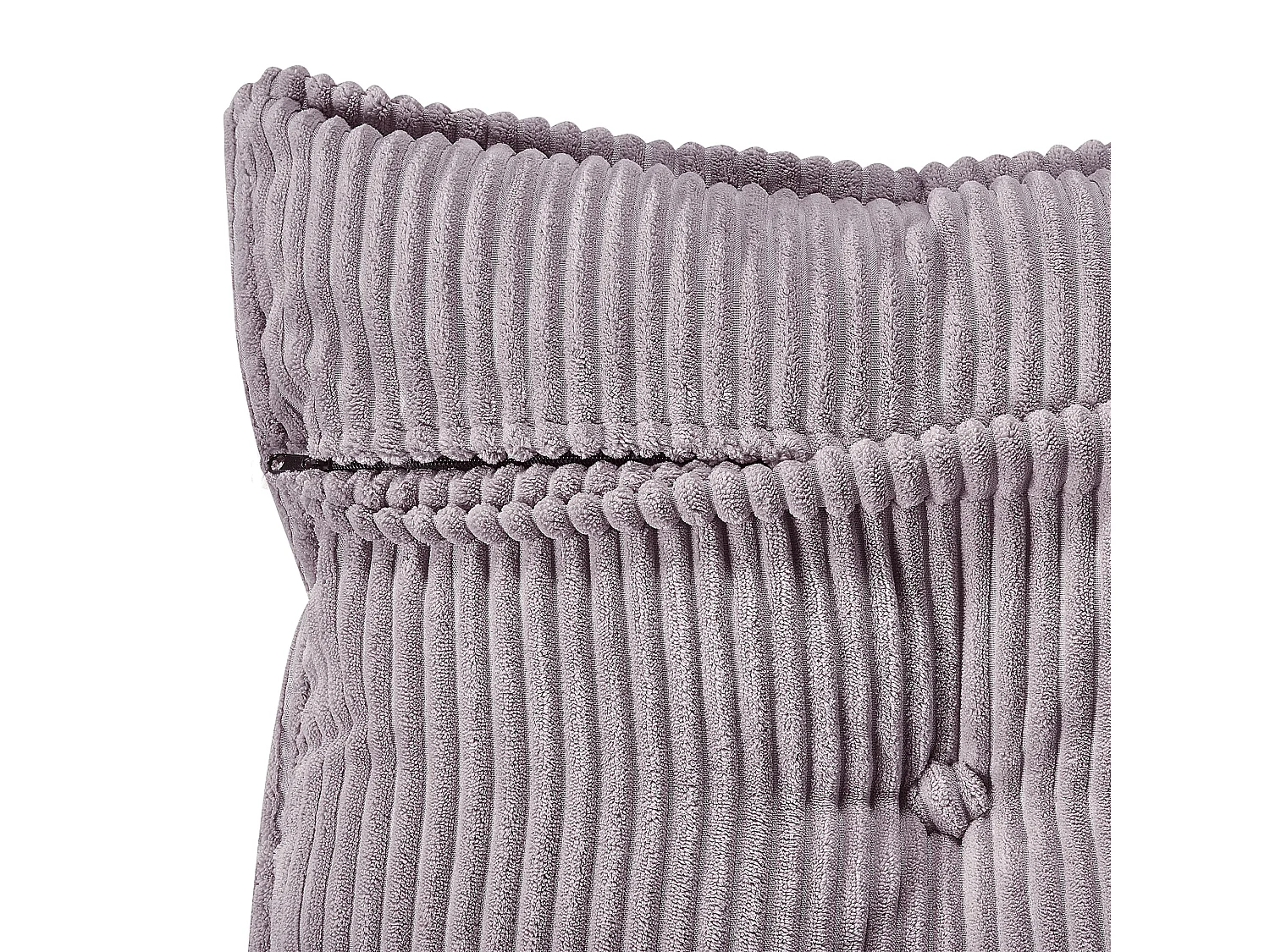 Hoekbank DOLVA Corduroy Grijs 3-zitter Linkerzijde