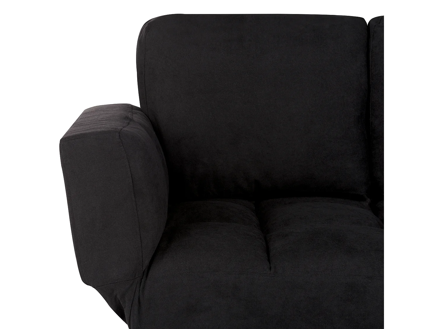 Sofa rozkładana BREKKE Czarny dla 2 osób