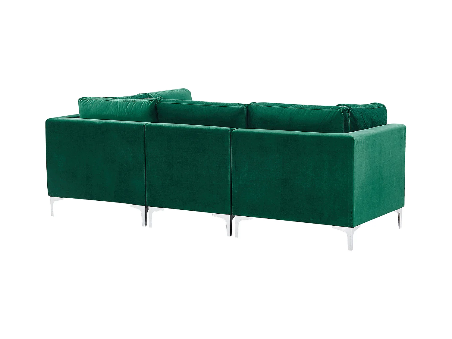Canapé modulable 3 places EVJA Velours Vert