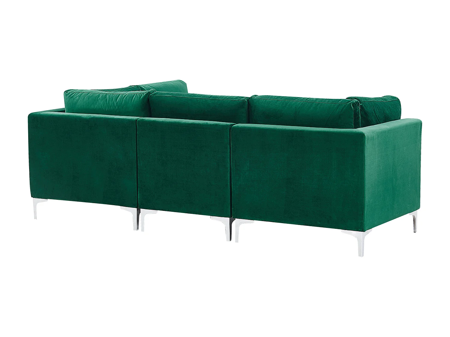 Canapé modulable 3 places EVJA Velours Vert