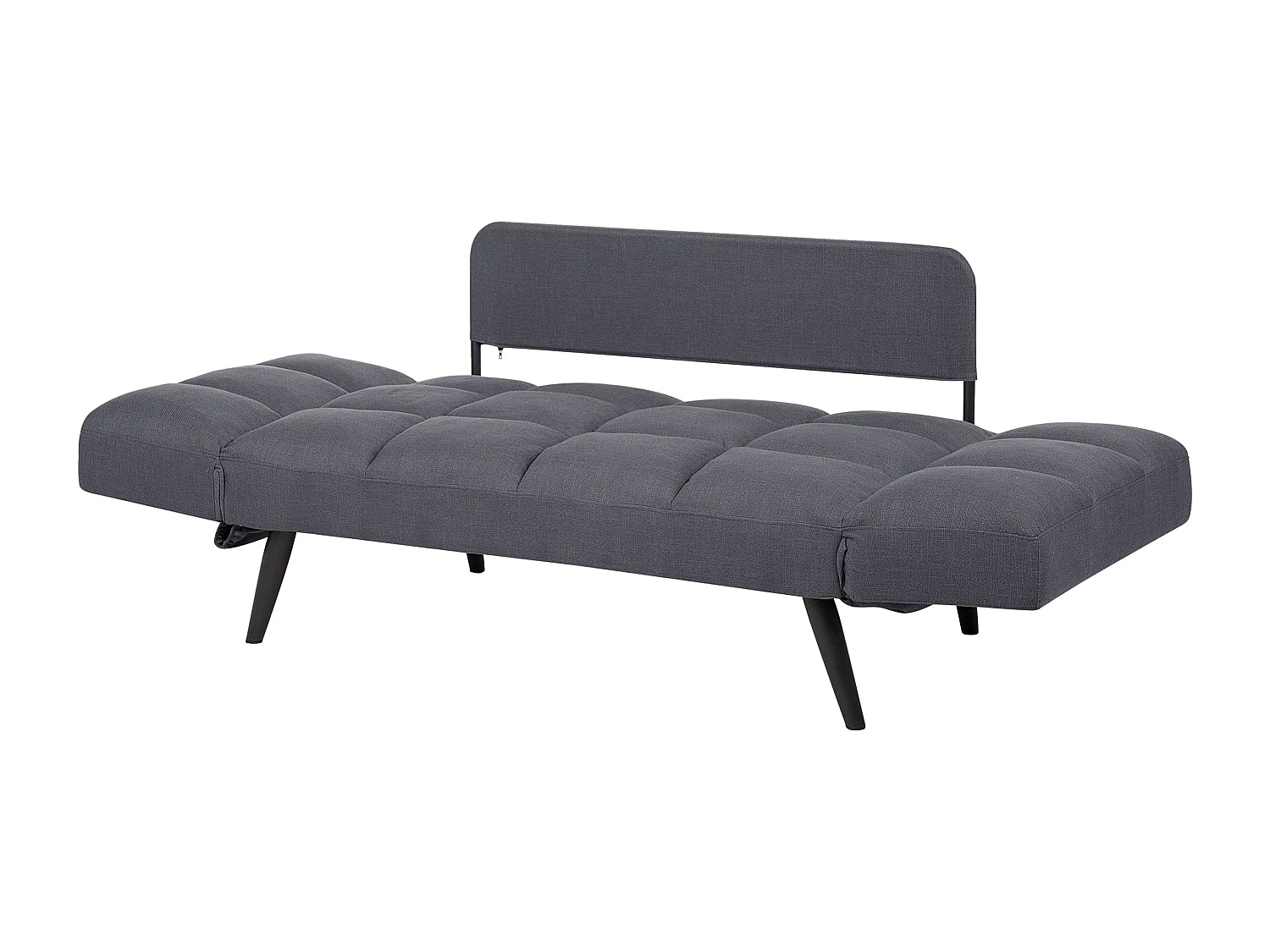 Sofá-cama BREKKE Tecido Cinzento escuro 2 lugares
