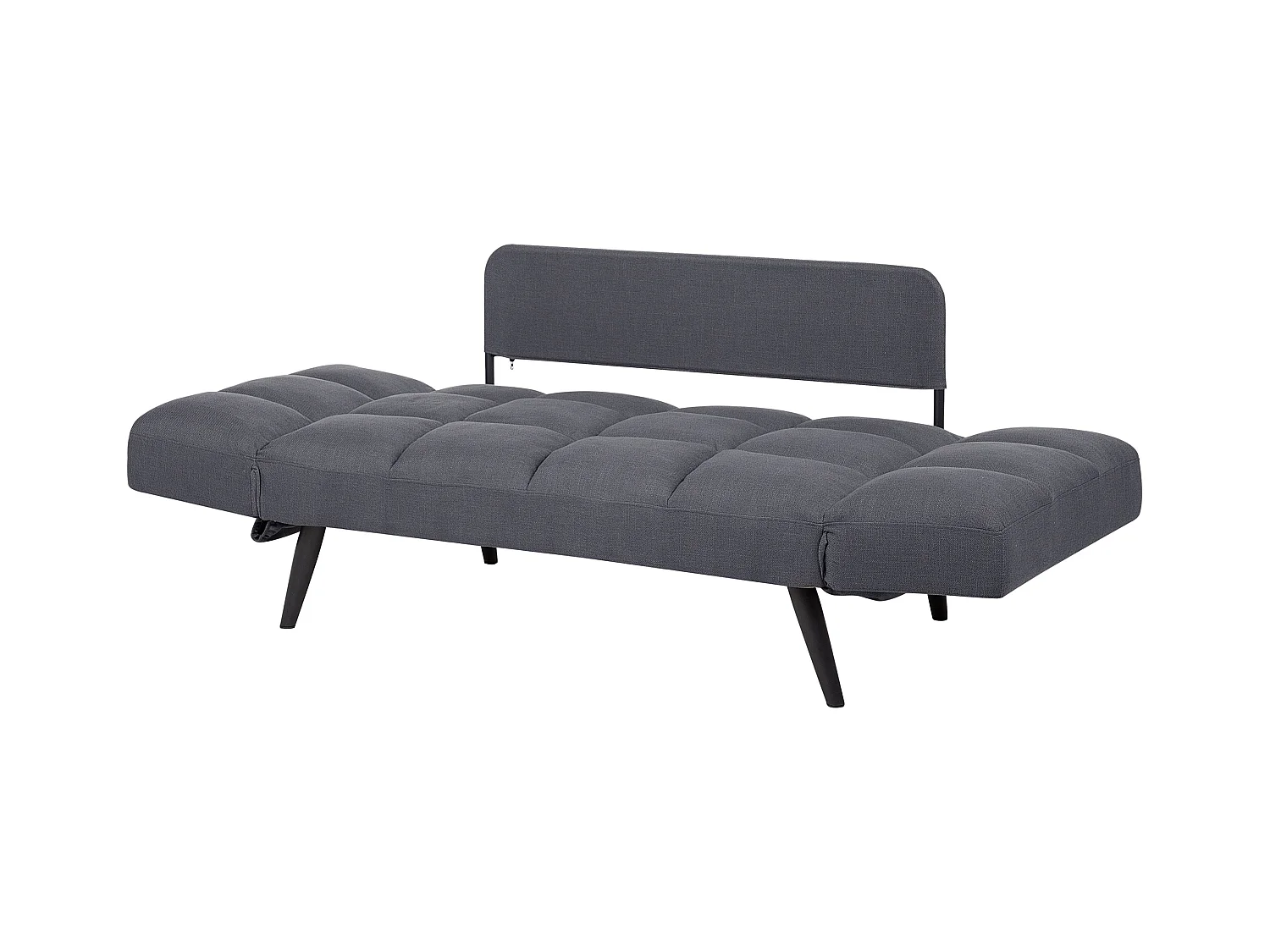 Canapé-lit 2 places BREKKE Tissu Gris foncé