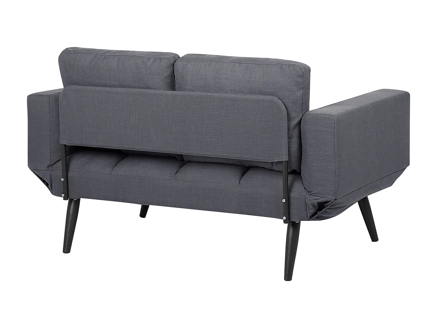Canapé-lit 2 places BREKKE Tissu Gris foncé