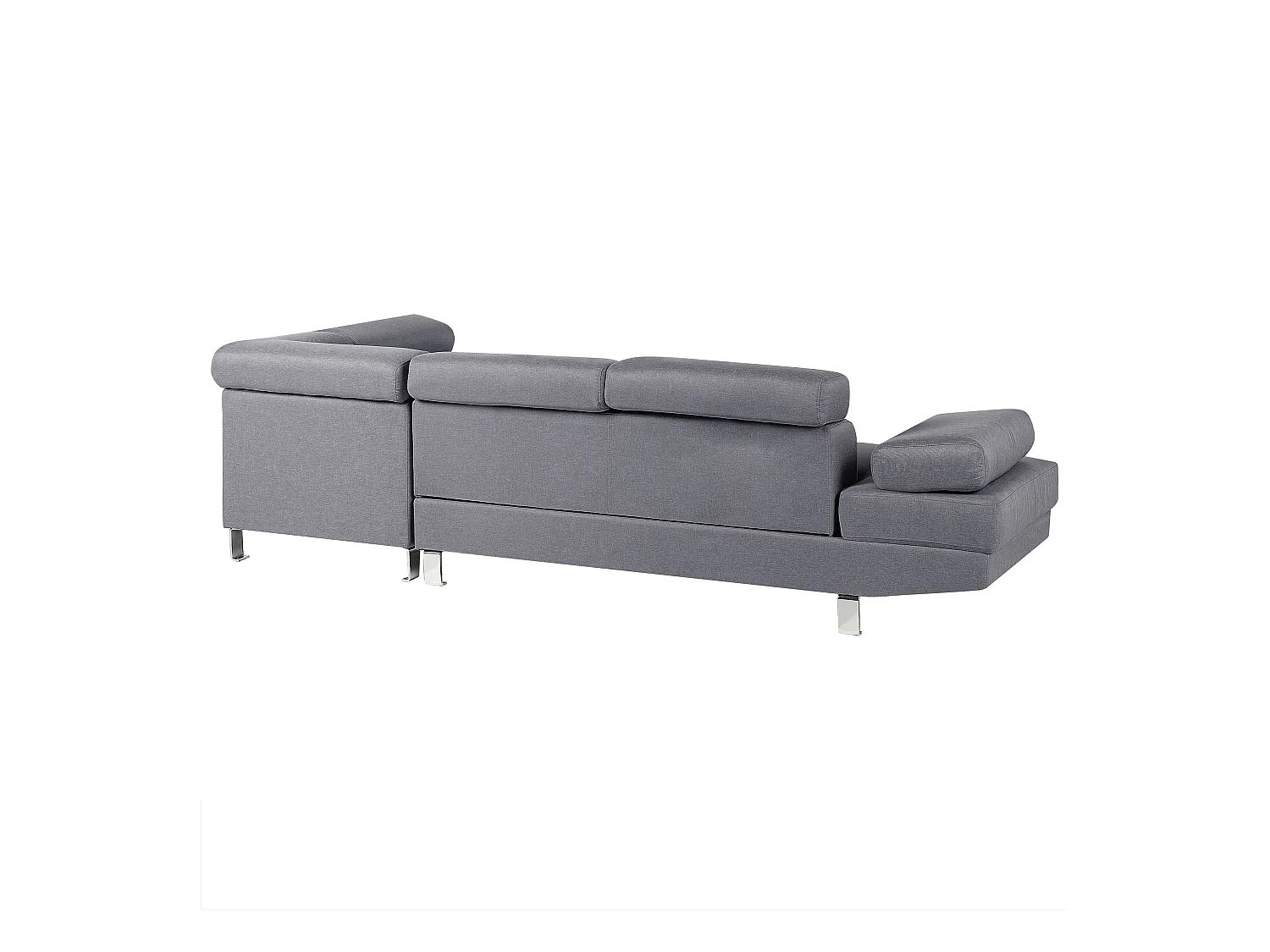 - Canapé d'Angle - Norrea - Tissu, Gris
