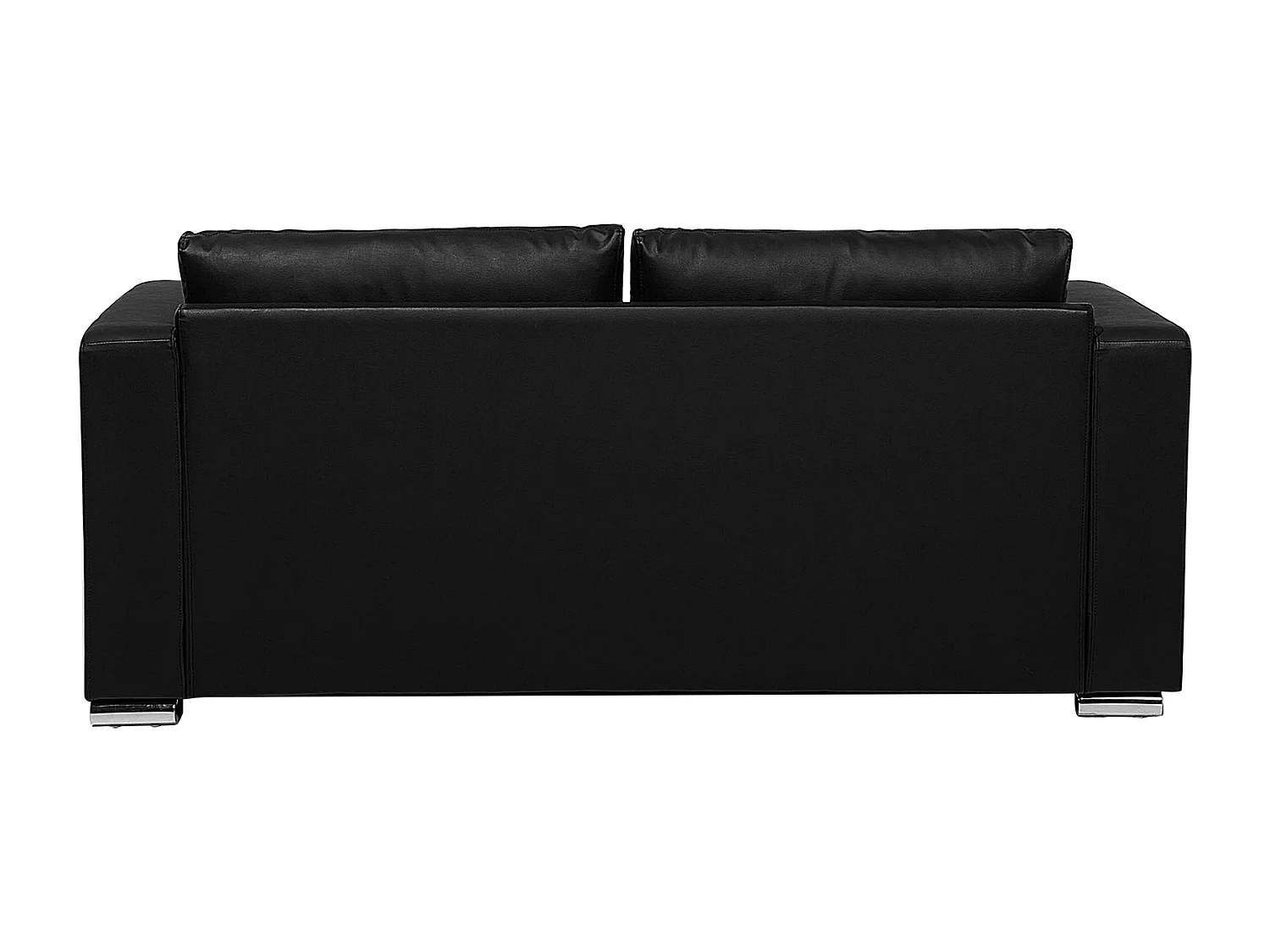 Canapé 3 places HELSINKI Cuir Noir