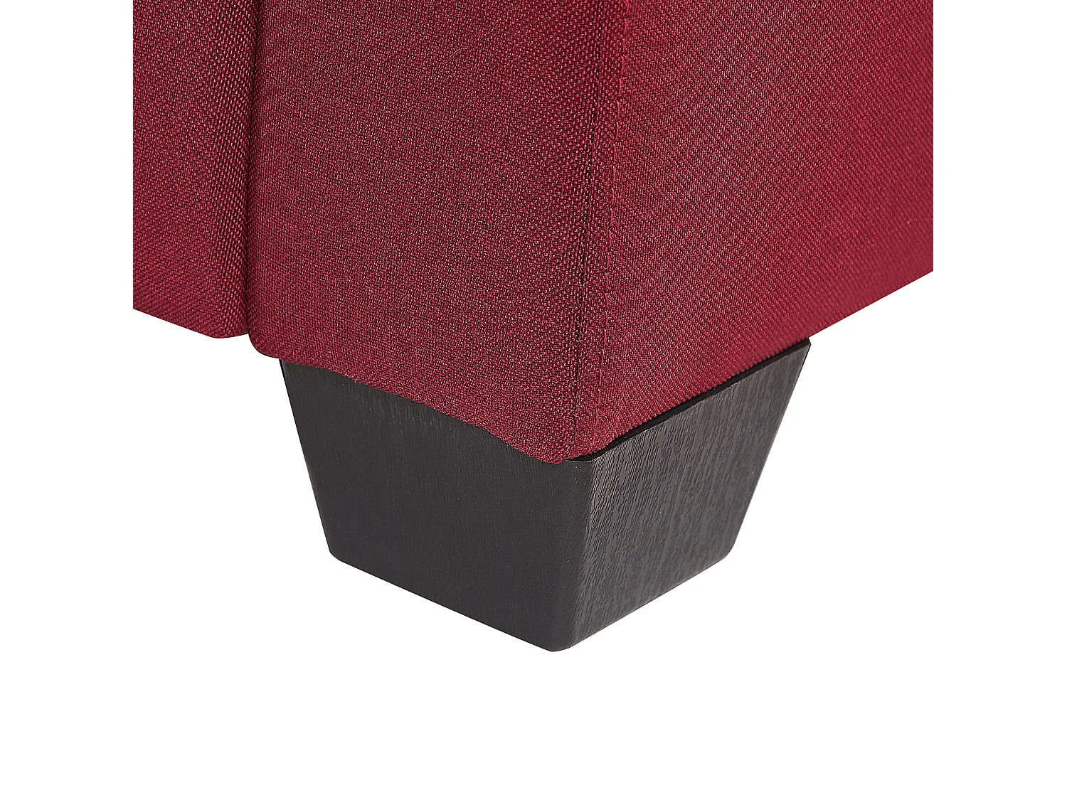 Hoekbank VIKNA Stof Donkerrood 3-zitter Rechterzijde