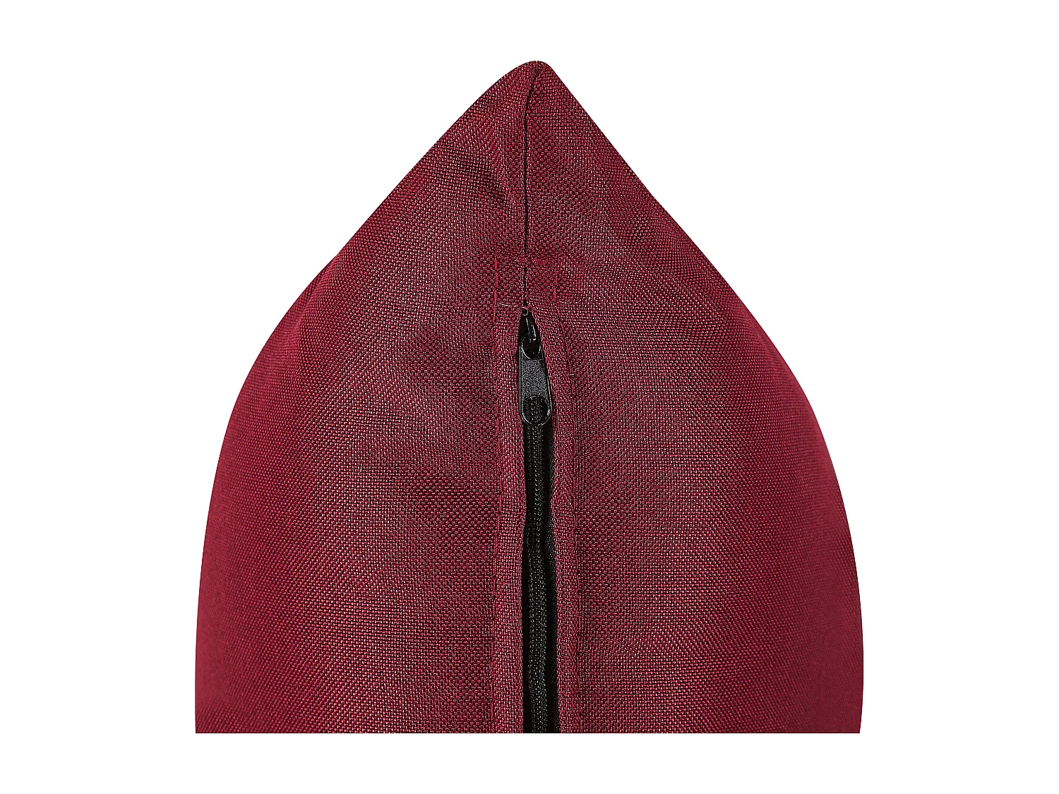 Sofá de canto VIKNA Tecido Vermelho escuro 3 lugares à direita