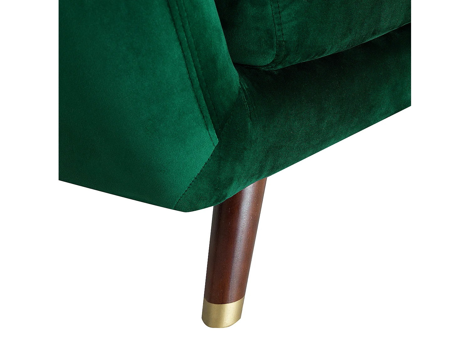 Divano BODO Velluto Verde smeraldo 3 posti