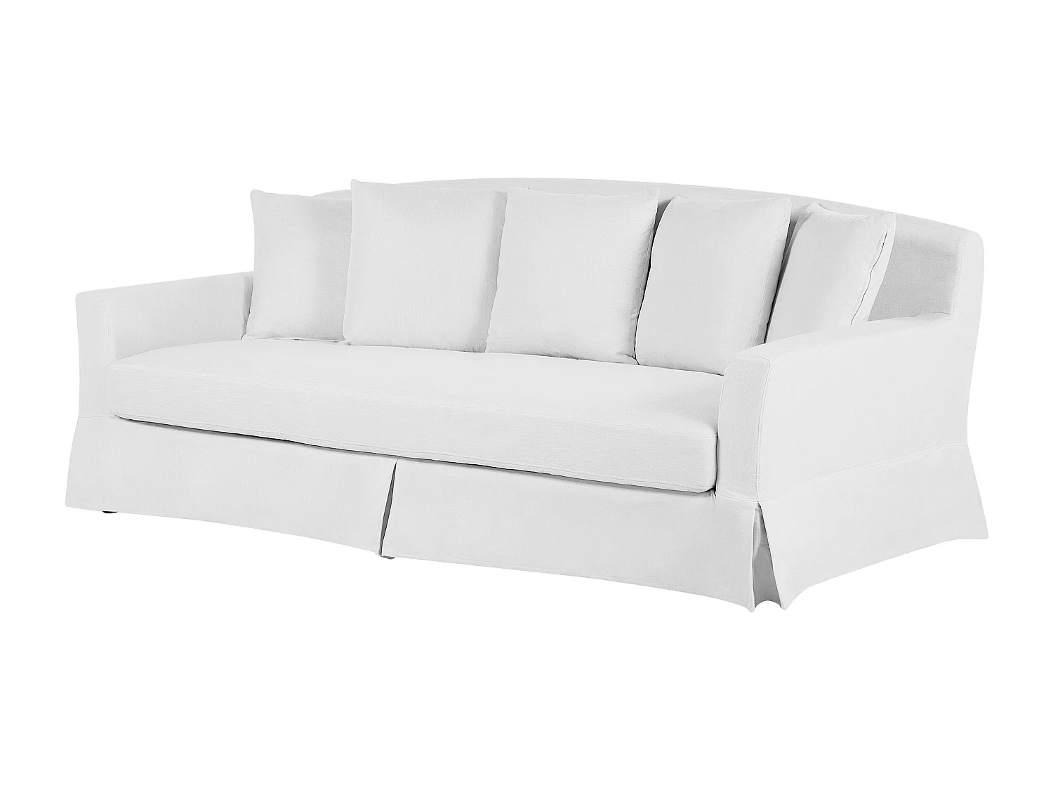 Canapé 3 places GILJA Tissu Gris clair