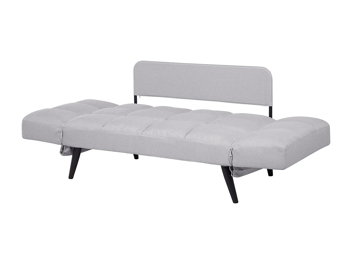 Sofá-cama BREKKE Tecido Cinzento claro 2 lugares