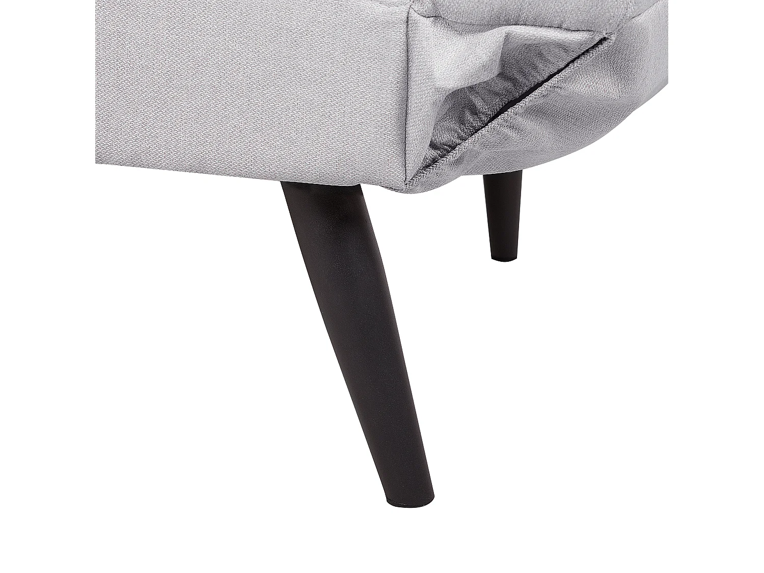 Sofá-cama BREKKE Tecido Cinzento claro 2 lugares