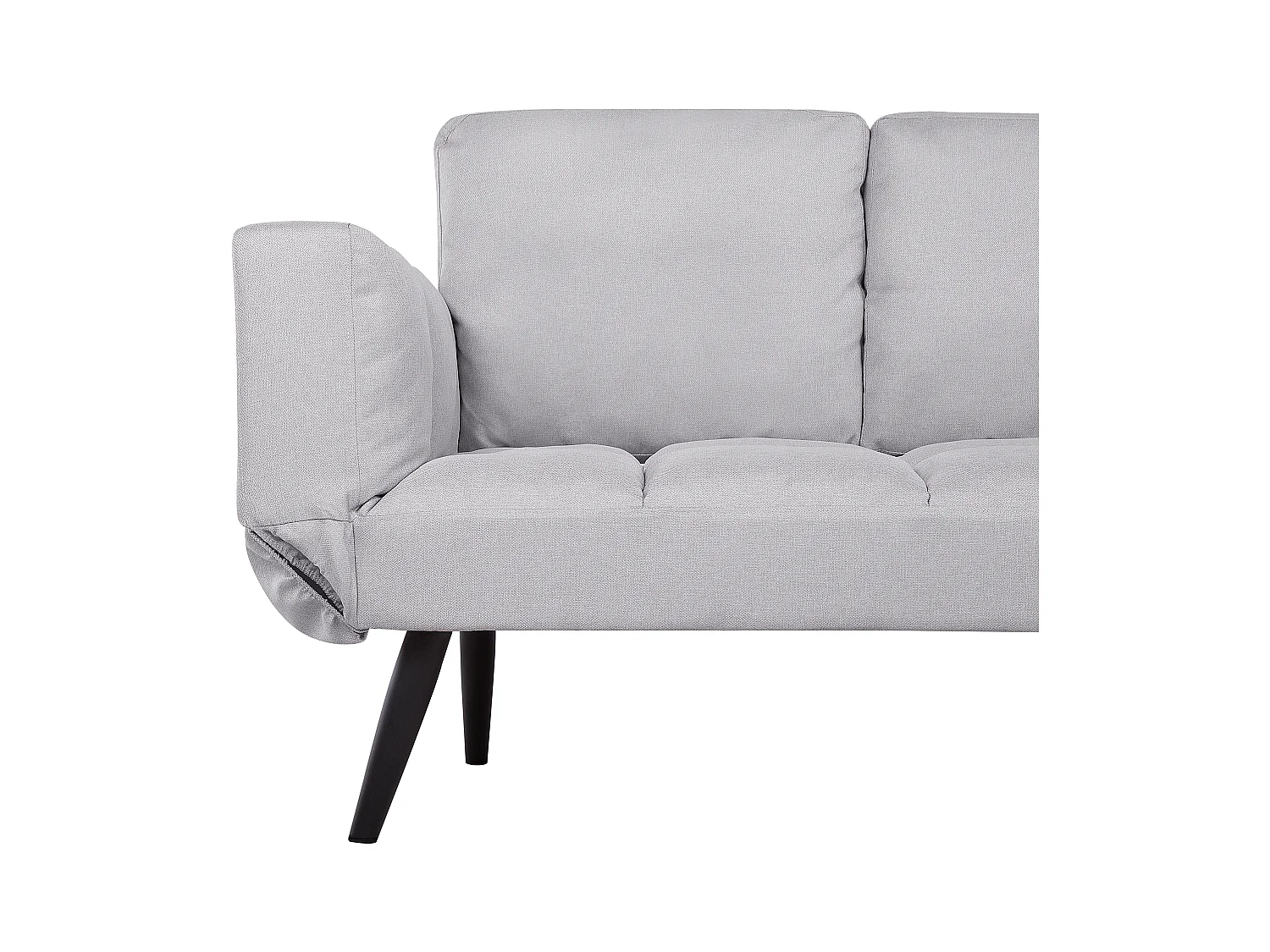 Sofa rozkładana BREKKE Jasnoszary dla 2 osób