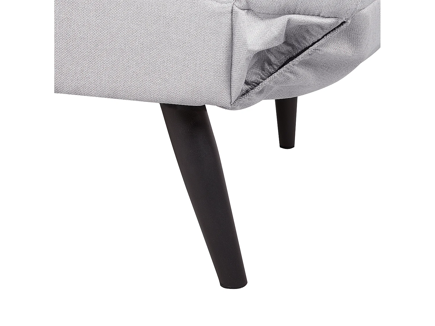 Sofá-cama BREKKE Tecido Cinzento claro 2 lugares