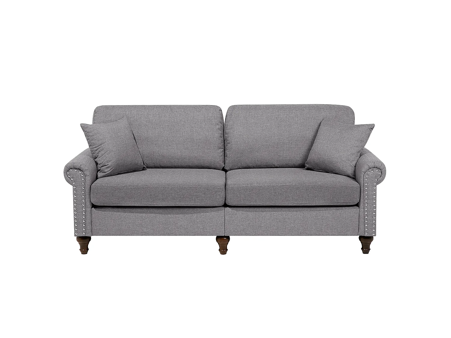 Canapé 3 places OTRA Tissu Gris clair