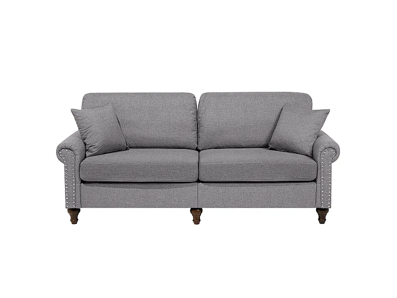 Divano OTRA Tessuto Grigio chiaro 3 posti