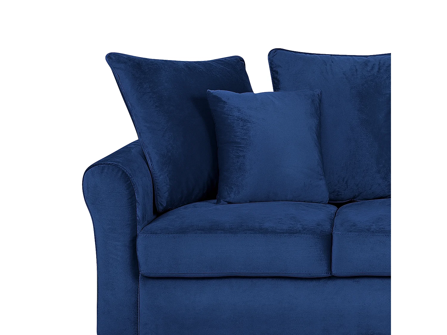 Sofa BORNHOLM Welur Granatowy dla 3 osób