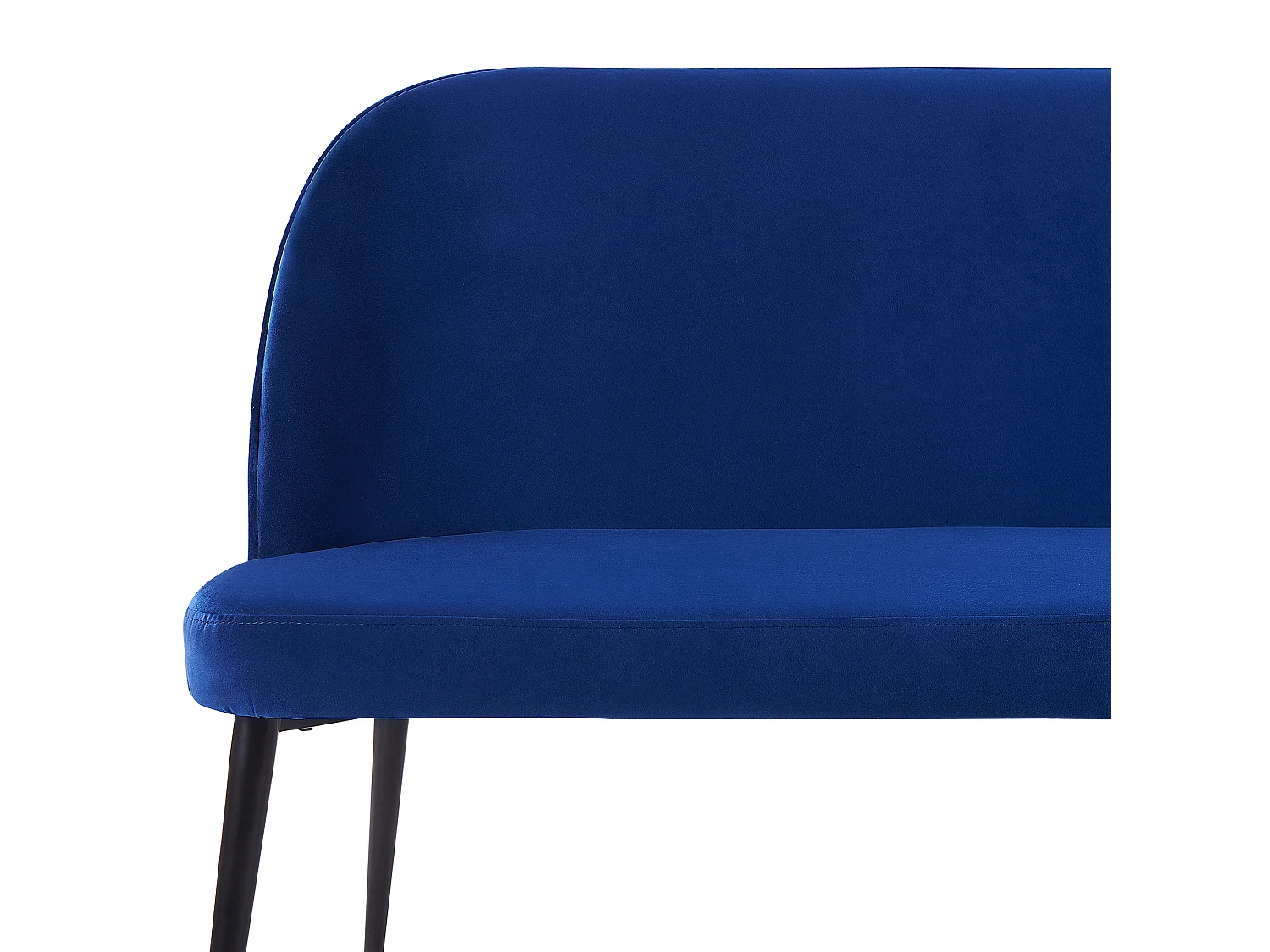 Gestoffeerde bank OSBY Fluweel Marineblauw 2-zitter