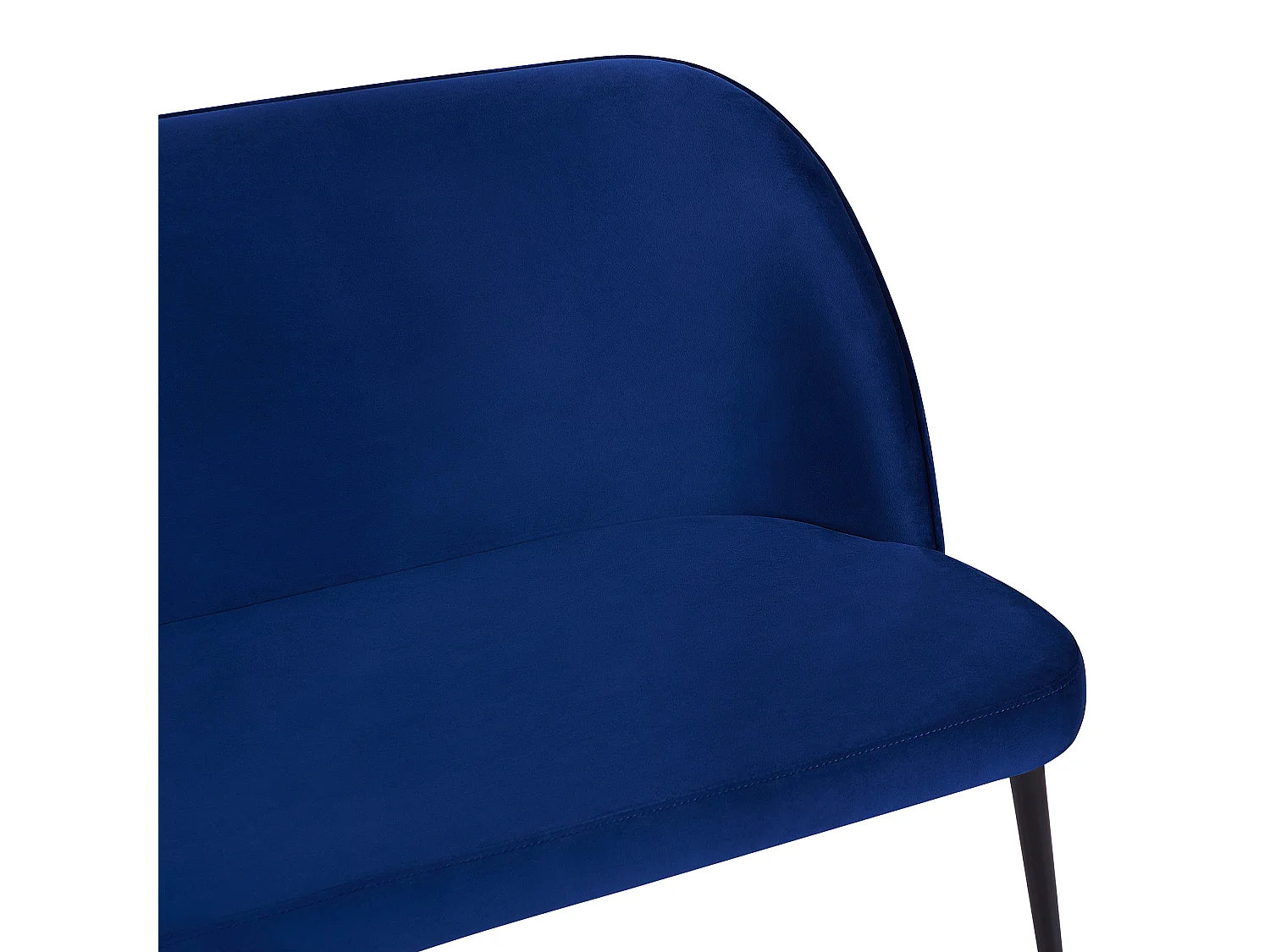 Gestoffeerde bank OSBY Fluweel Marineblauw 2-zitter