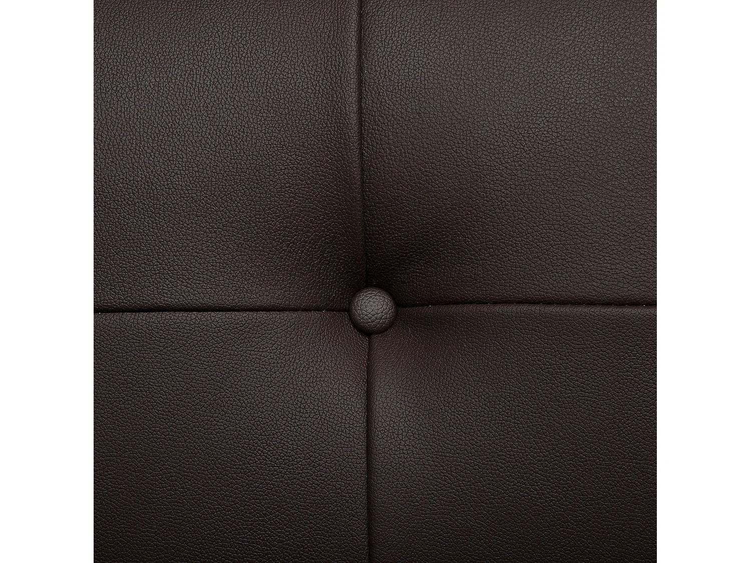 Komfortables Sofa aus Leder braun Couch 3er Sitzer Byske