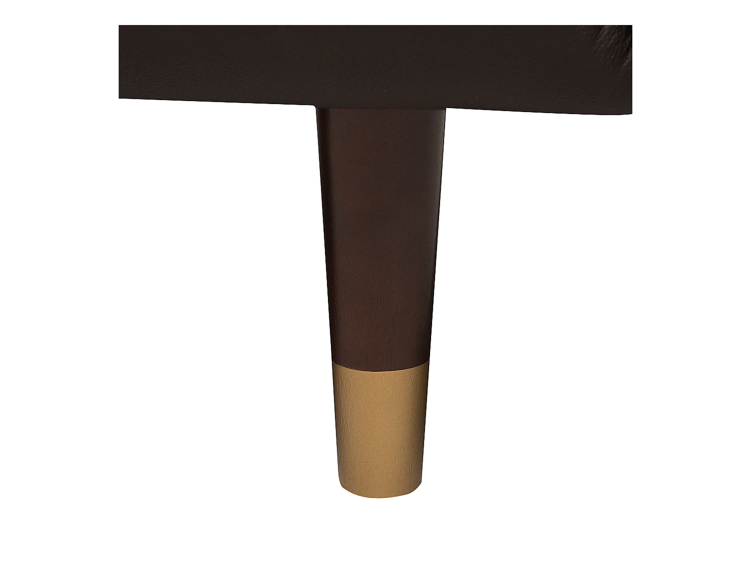 Bank BYSKE Leer Donkerbruin 3-zitter