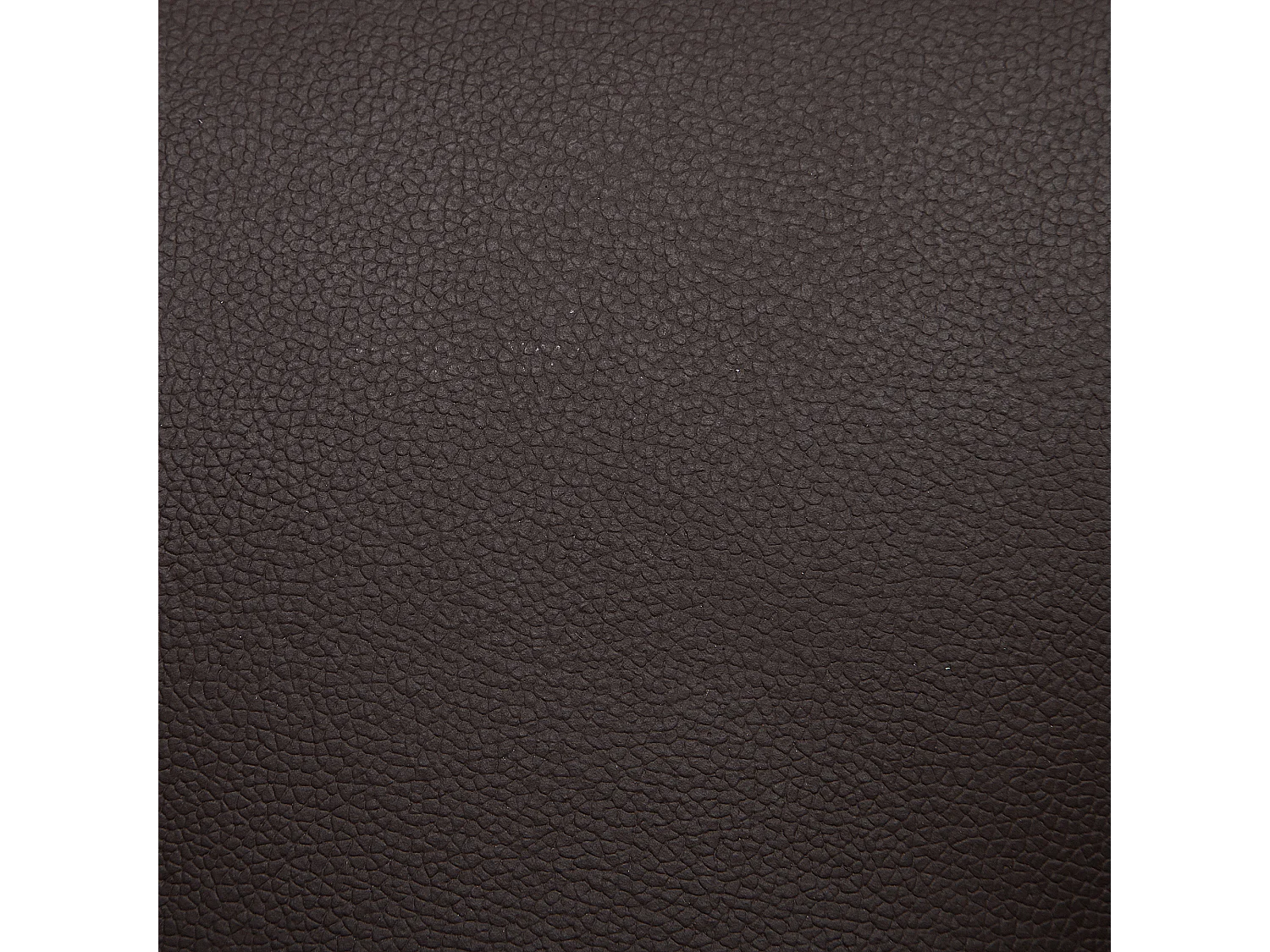 Divano BYSKE Pelle naturale Marrone scuro 3 posti