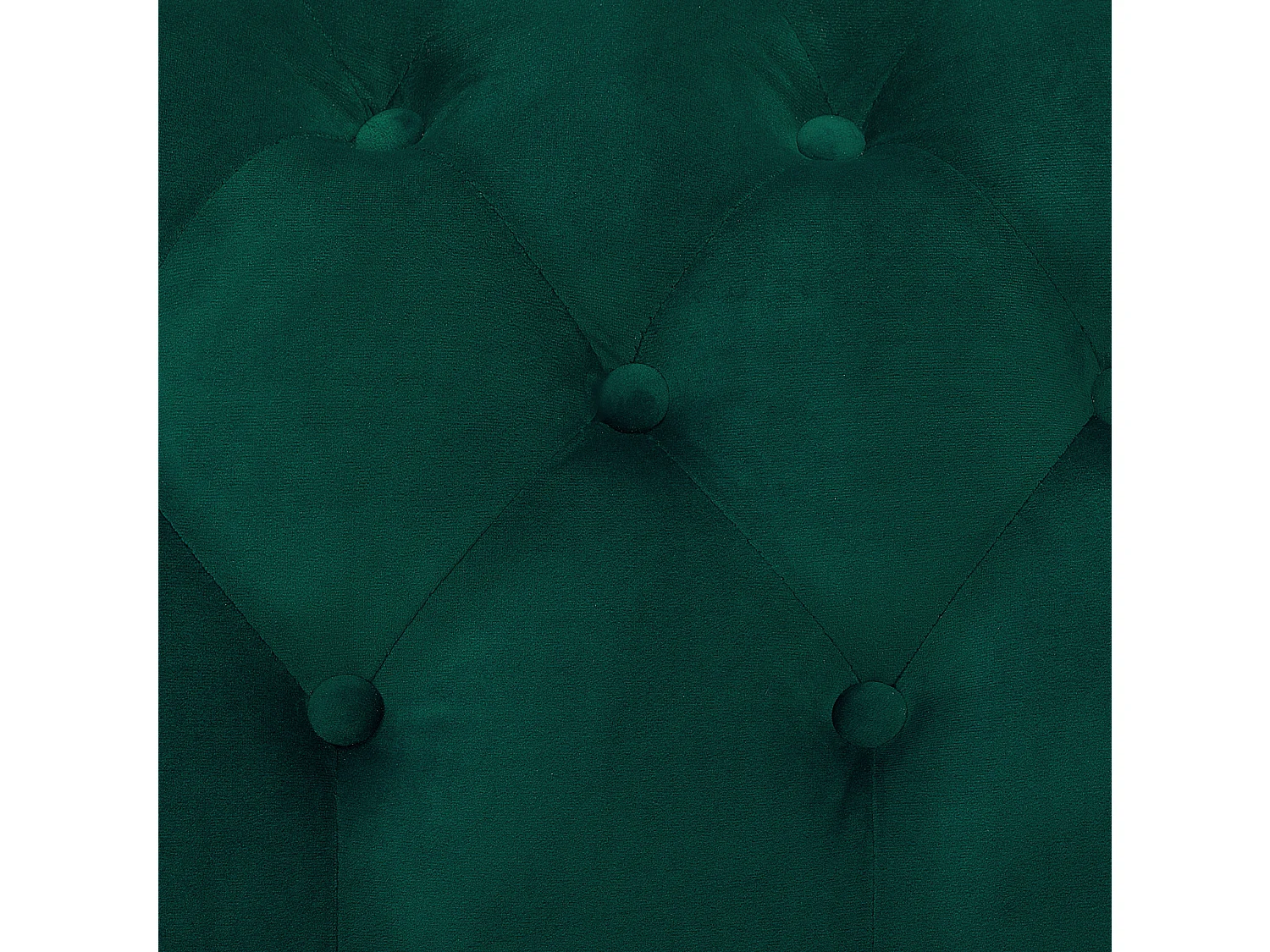 Sofá SOTRA Terciopelo Verde esmeralda 3 plazas