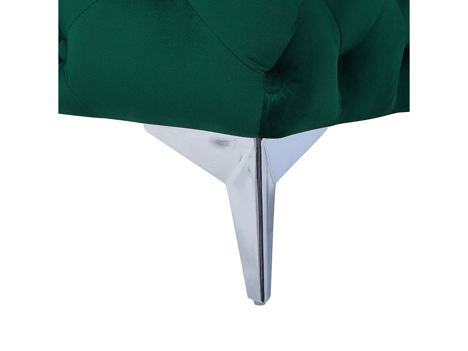 Sofá SOTRA Terciopelo Verde esmeralda 3 plazas