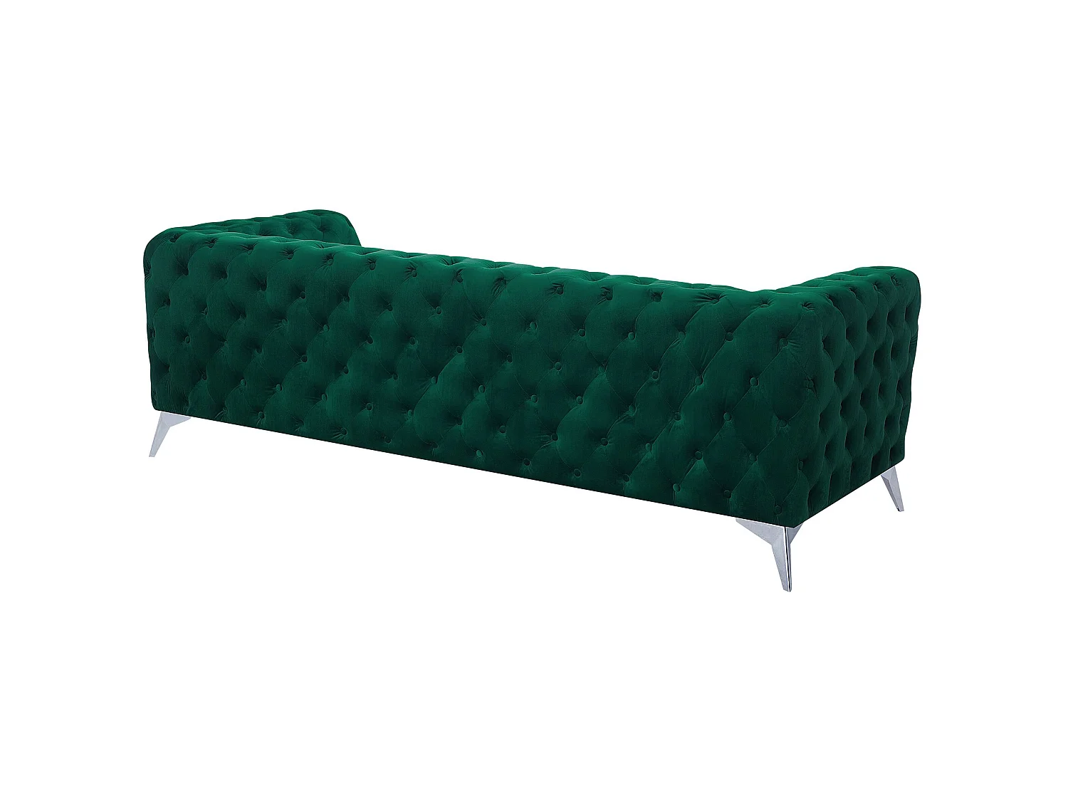 Divano SOTRA Velluto Verde smeraldo 3 posti
