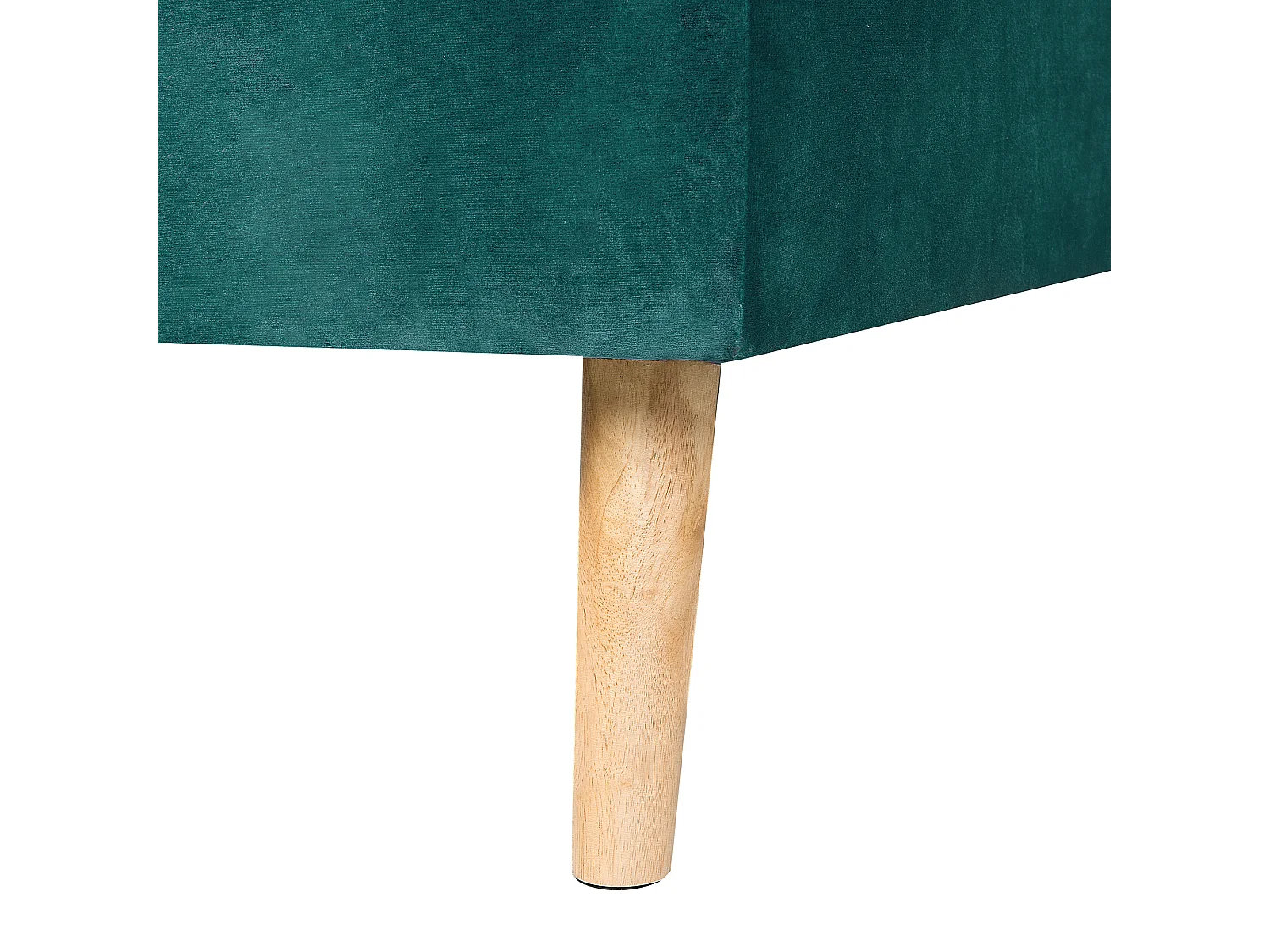 Sofá-cama de canto VADSO Veludo Verde esmeralda 4 lugares à direita